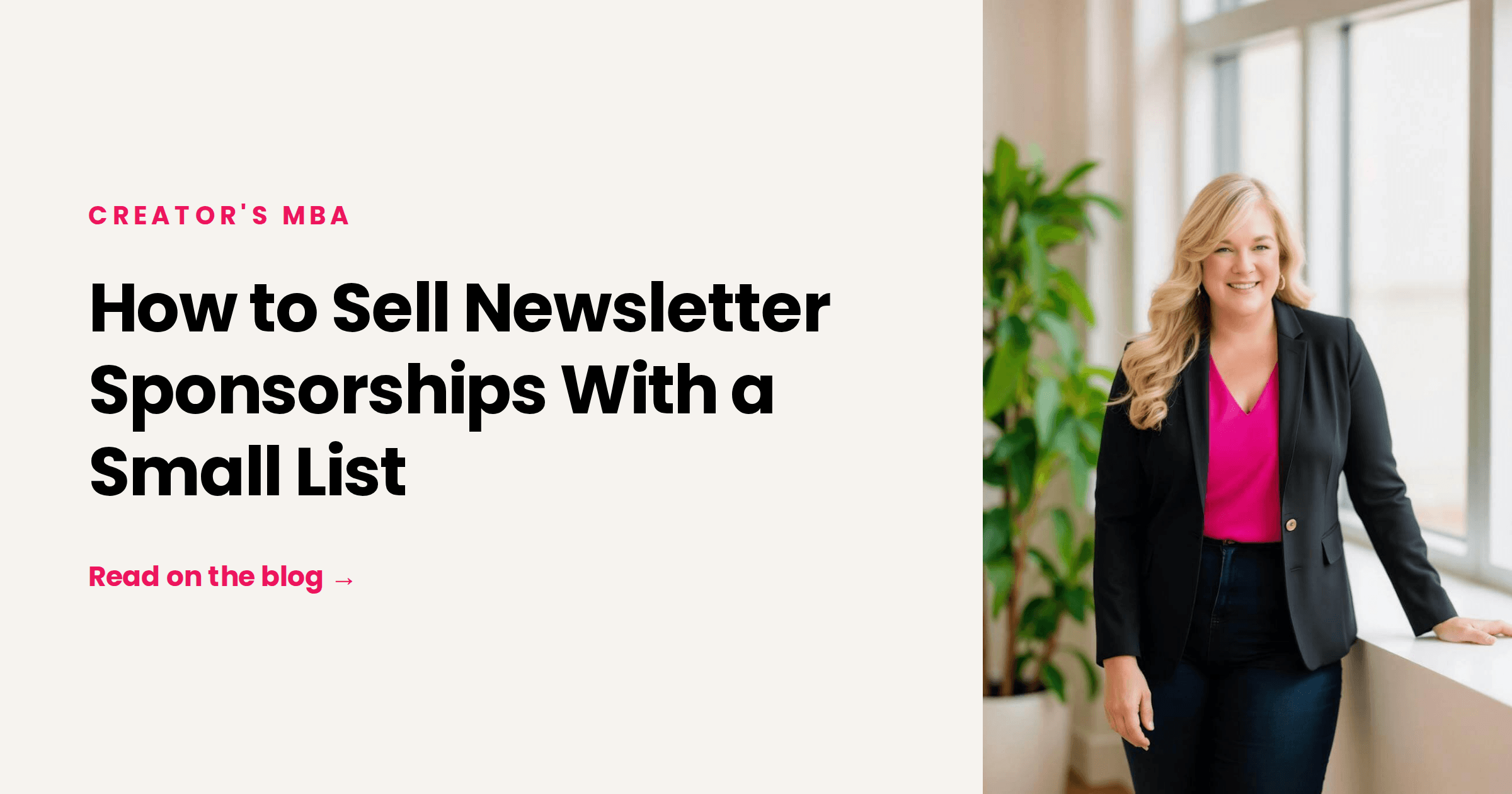 How to Sell Newsletter Sponsorships With a Small List