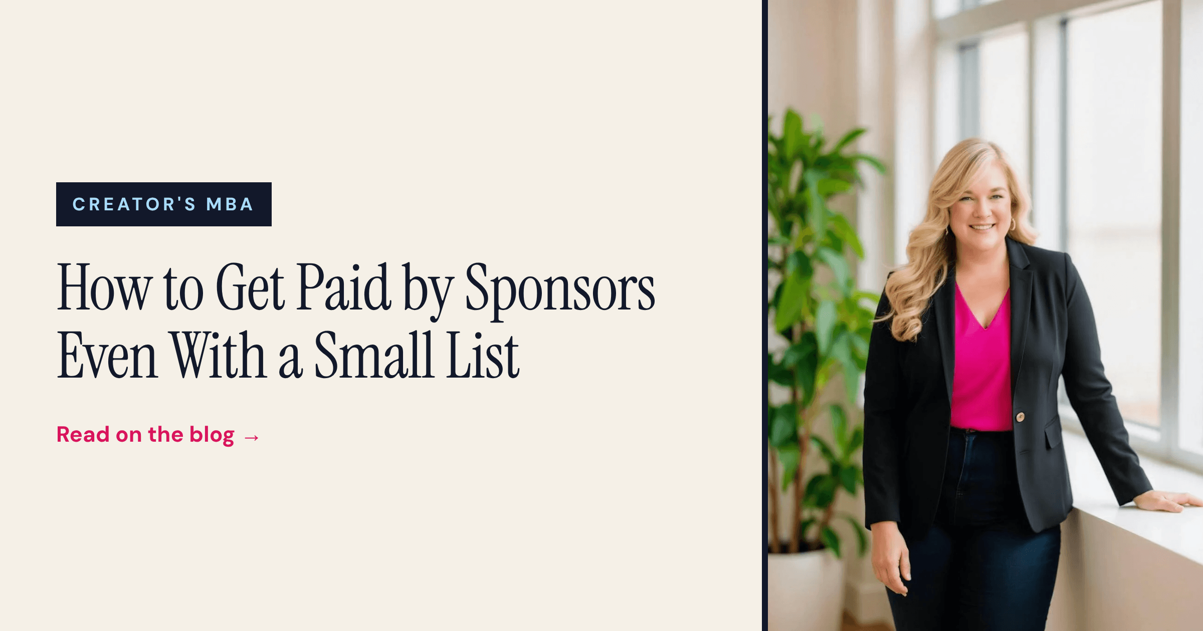 How to Get Paid by Sponsors Even With a Small List
