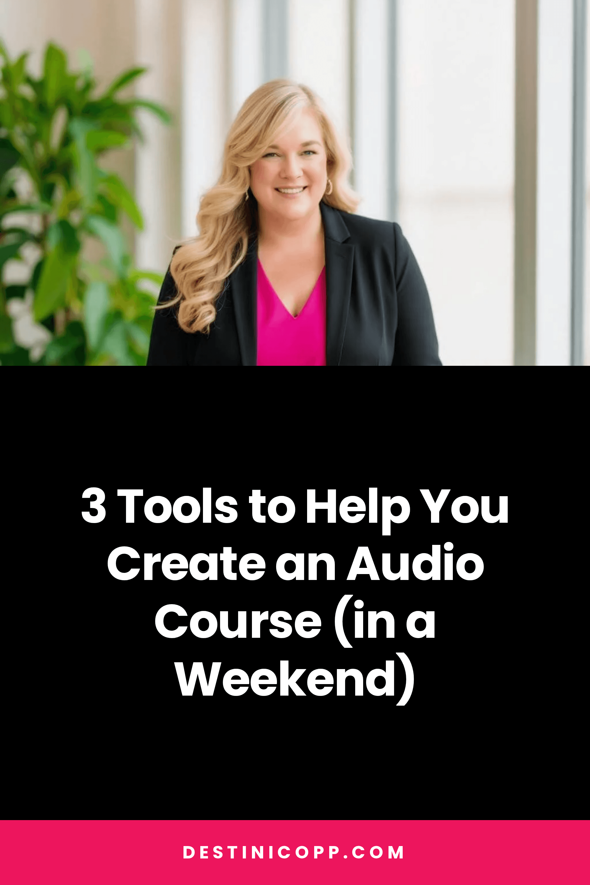 3 Tools to Create an Audio Course (in a Weekend)