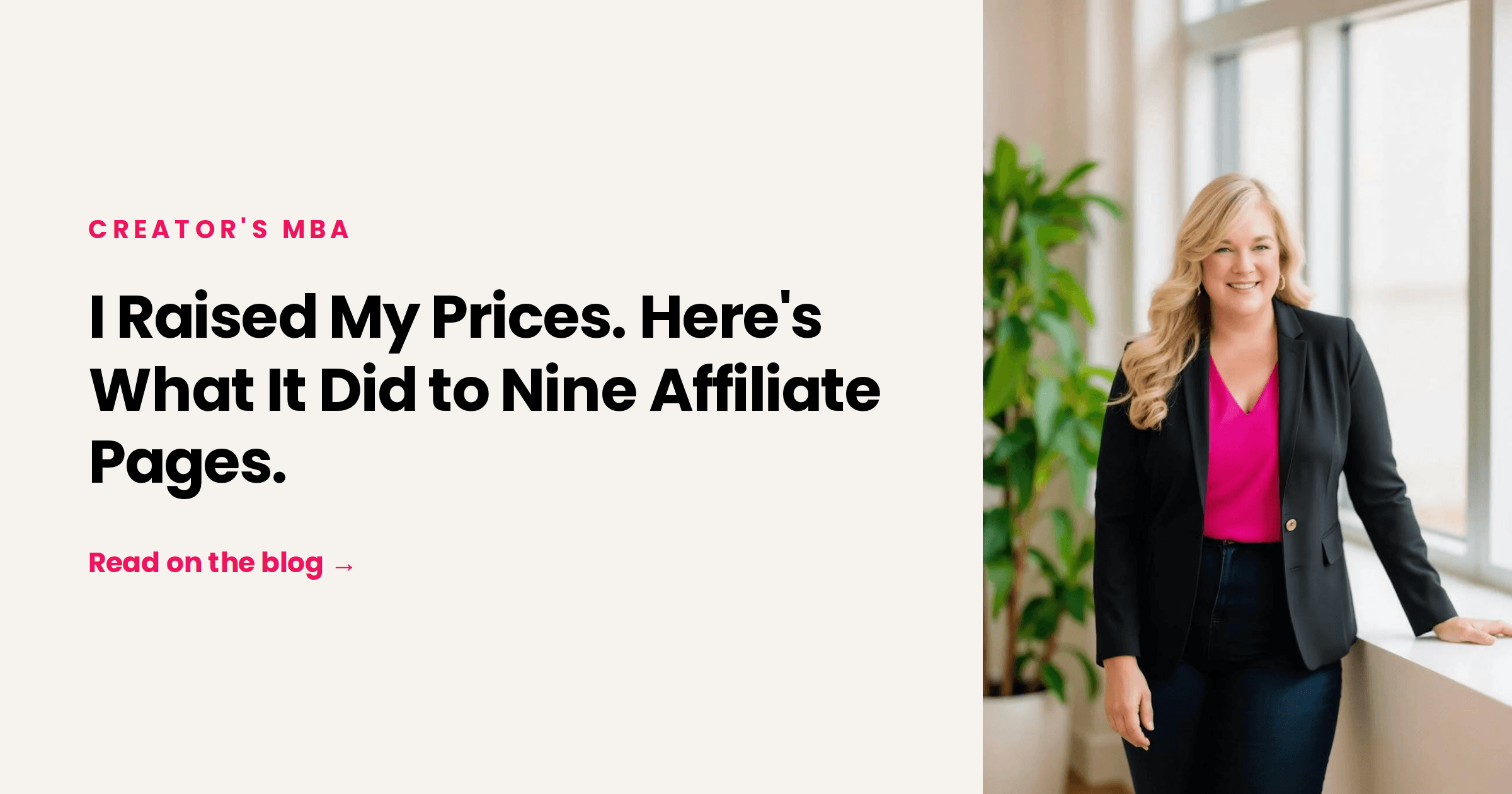 I Raised My Prices. Here's What It Did to Nine Affiliate Pages.