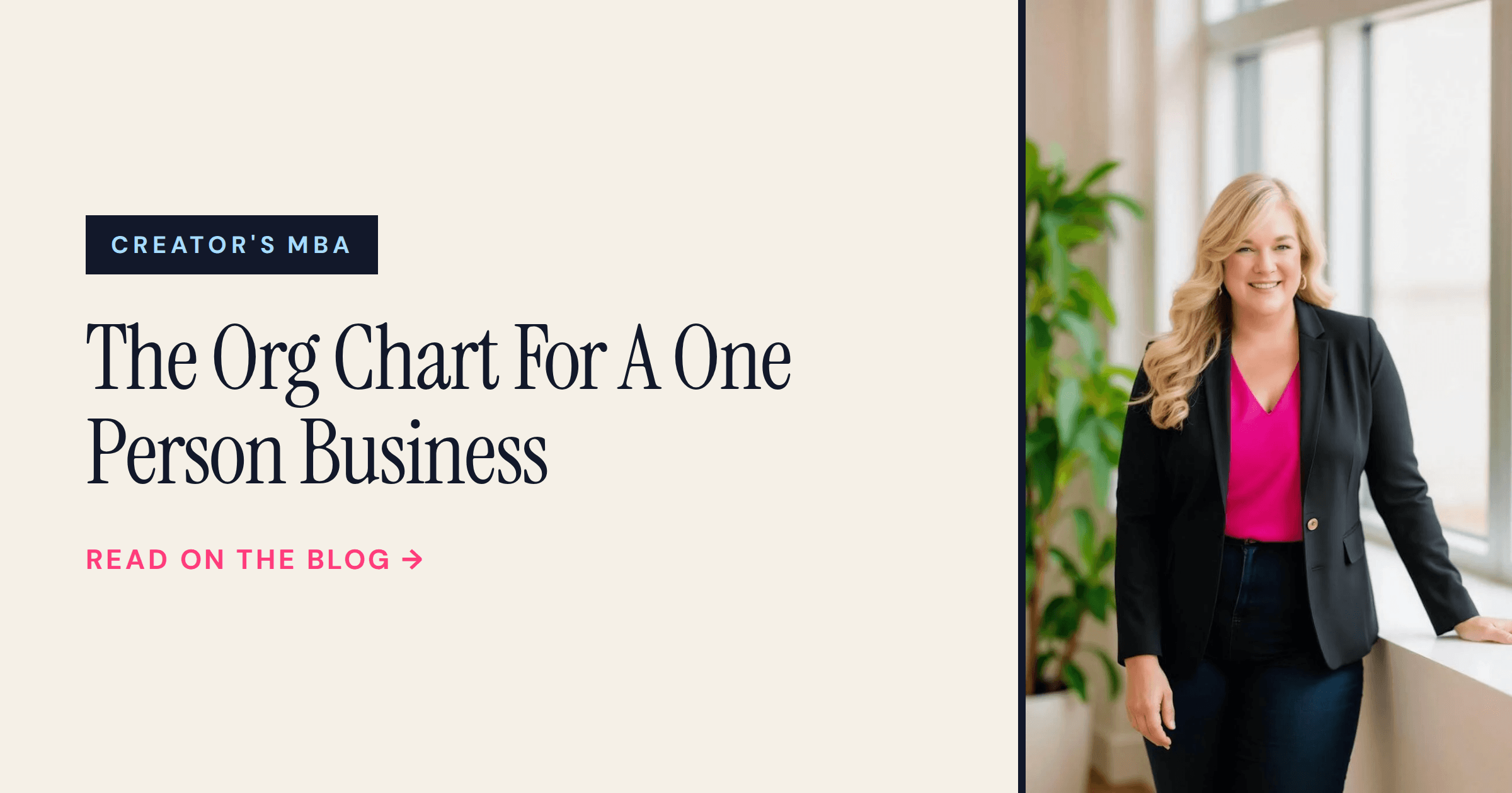The Org Chart For A One Person Business