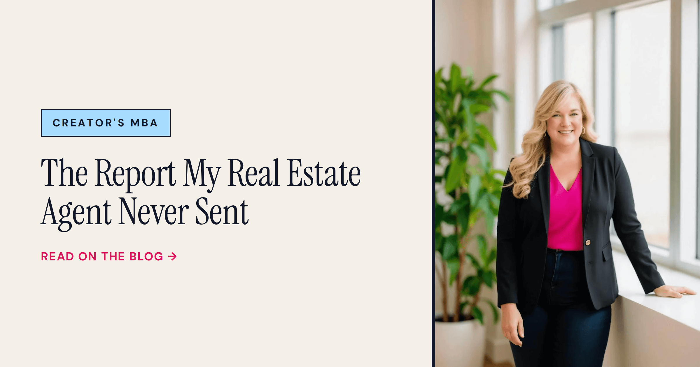 The Report My Real Estate Agent Never Sent