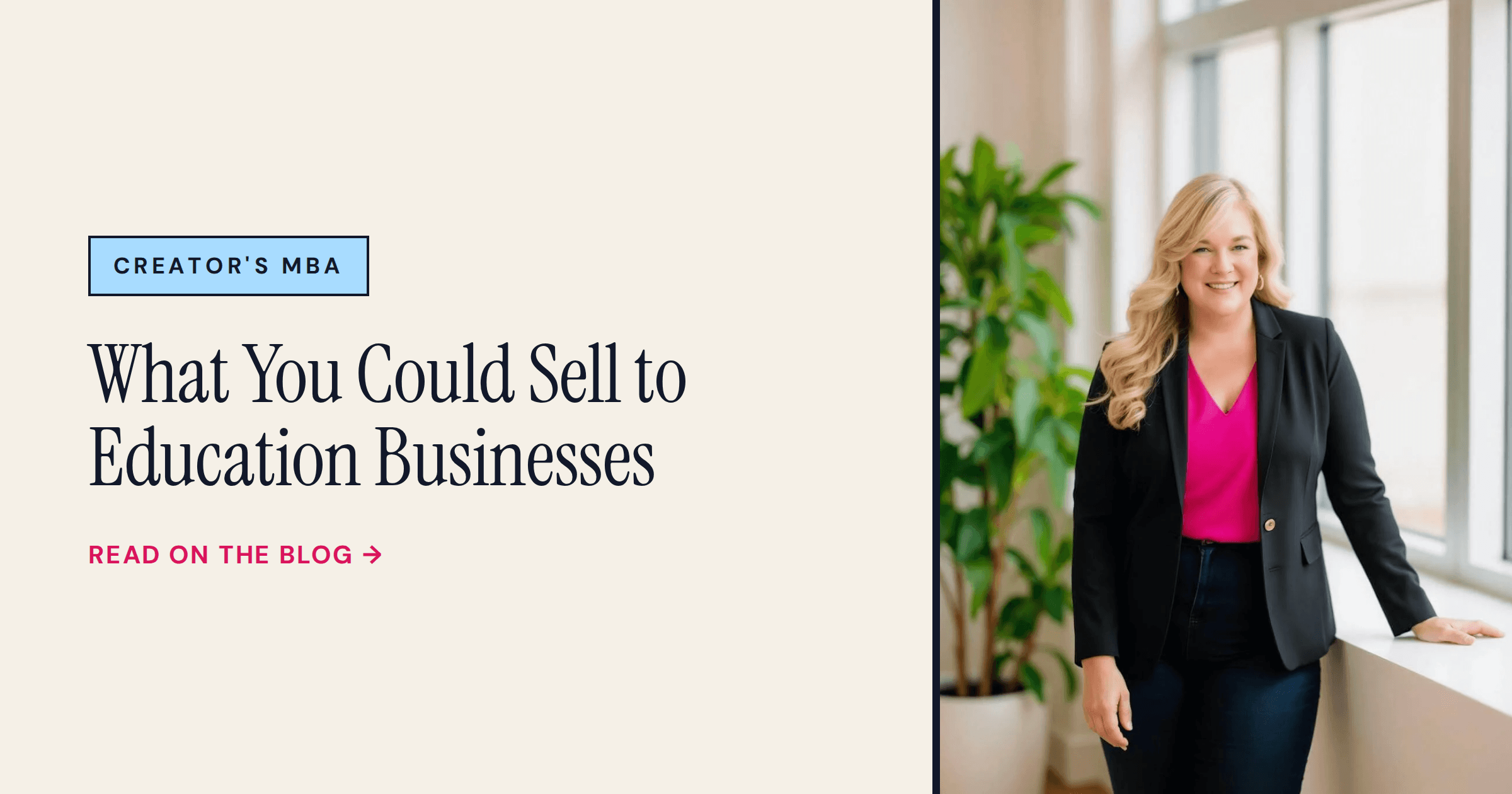 What You Could Sell to Education Businesses