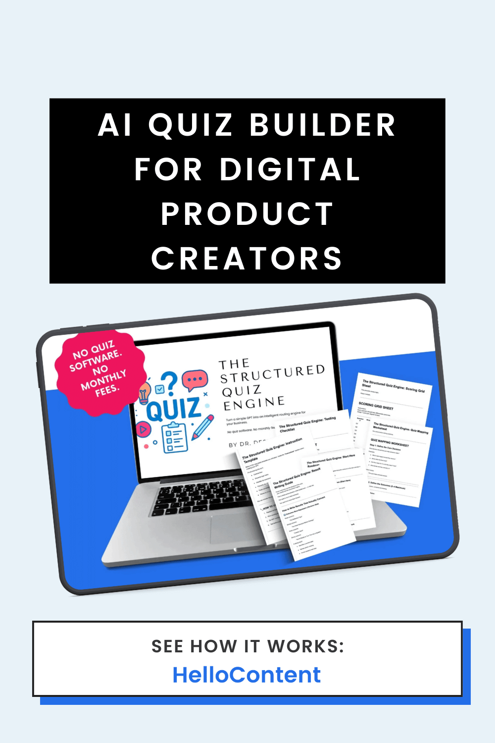 AI Quiz Builder for Digital Product Creators