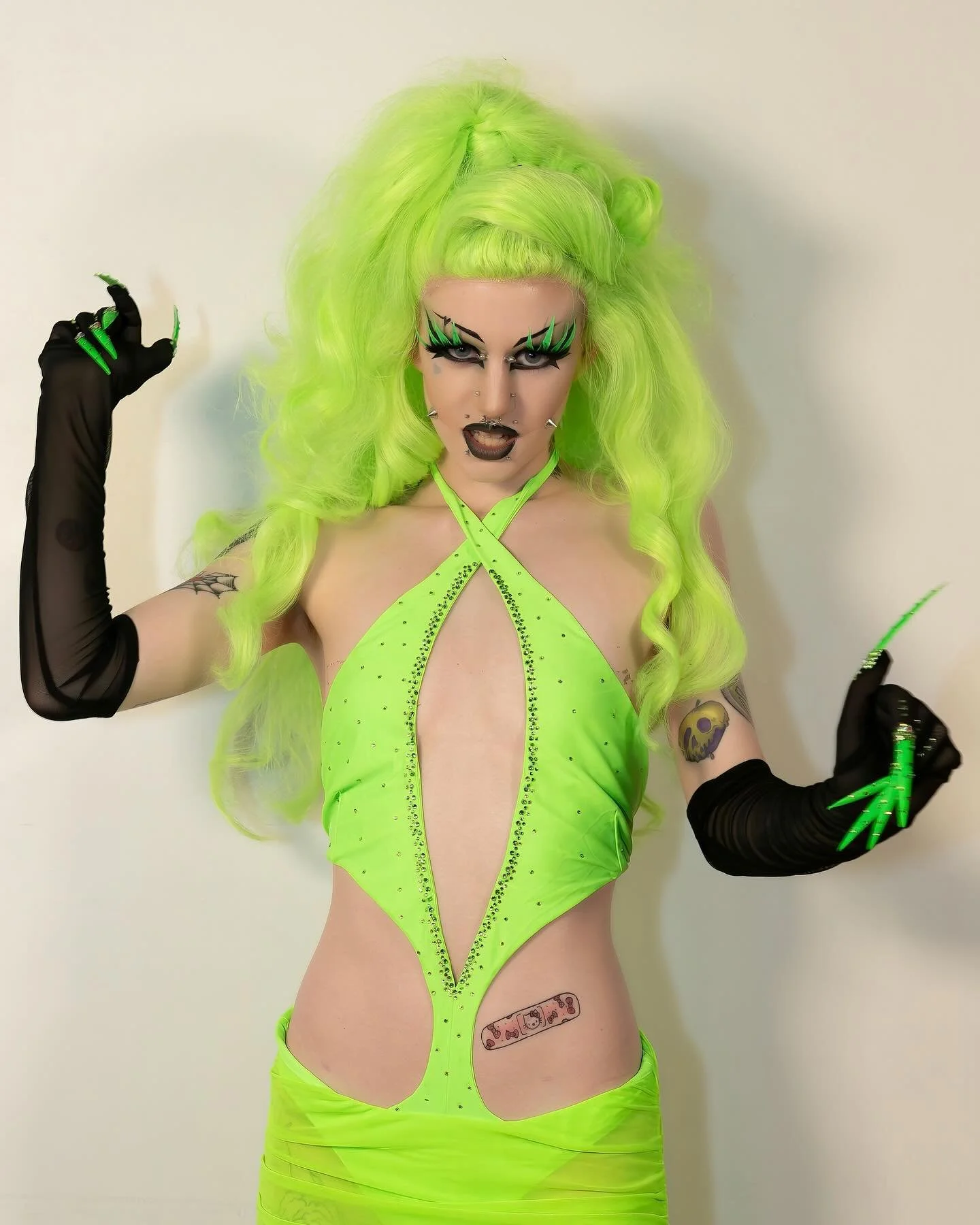 Some of the Queens of Friday Night! Doors at 7:00 pm, ticket link in our link tree. 

Aboyactually:
&ldquo;Aboyactually is a gothic nostalgia-inducing drag performer with creative concepts, high quality looks, and a passion for creating representatio