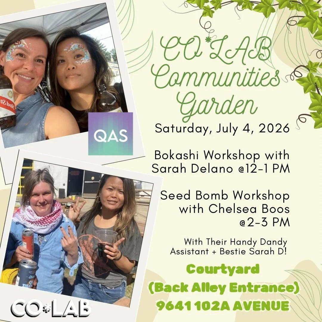 Good Sunday Pals!

Save the date!

We have two workshops coming up on Saturday, July 4, 2026.

12 PM- 1 PM Bokashi Workshop with Sarah Delano

Learn how to make a quick, fermented, all natural fertilizer that matures in just 4 weeks. 

2:00 PM - 3:00