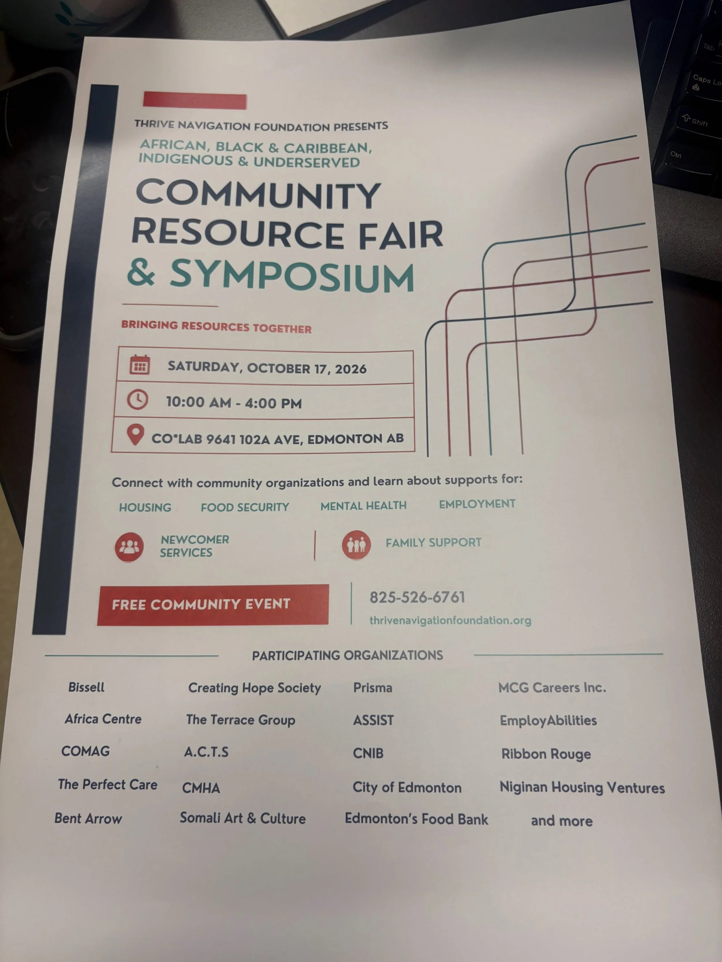 Happening next Saturday in our beloved space.💛 @thrivenavigationfoundation 

#YEG #ResourceFair