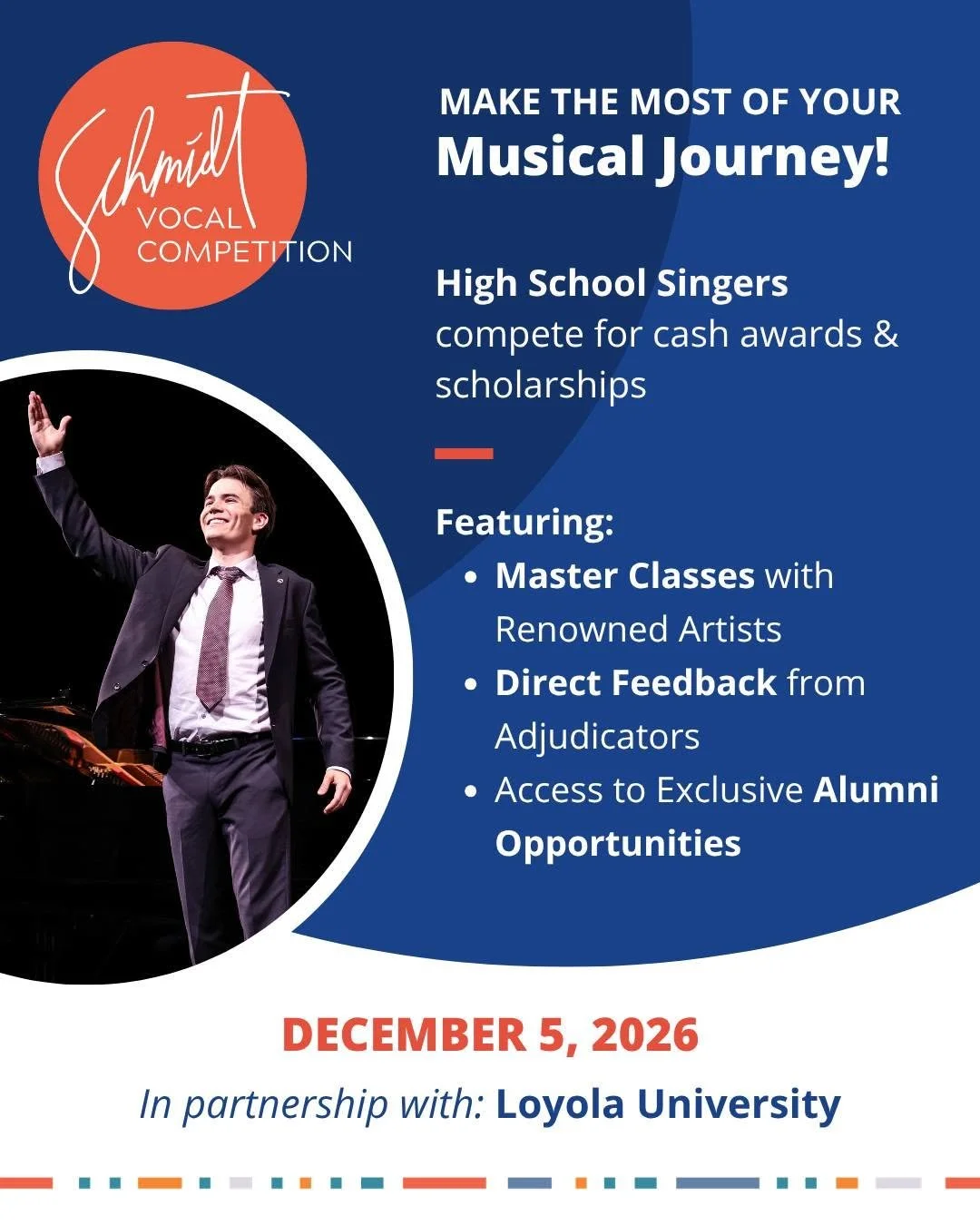 Schmidt Vocal Competition Application Deadline