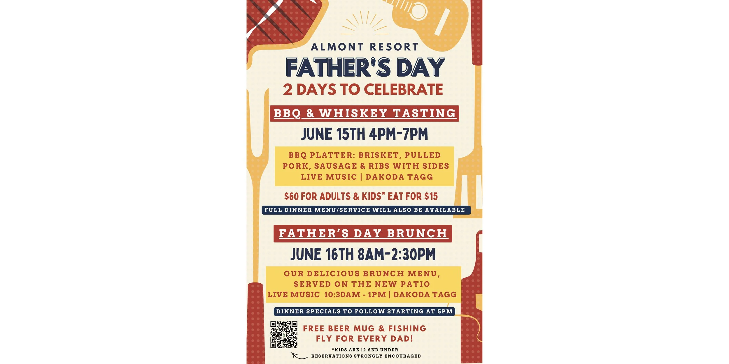 Father's Day Brunch & Dinner Specials