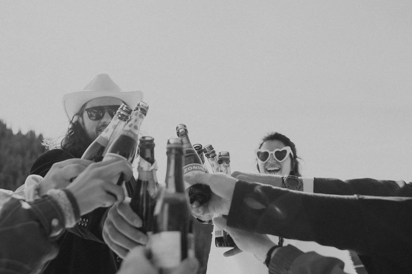 Good beer. Even better friends. Nothing better than celebrating your new marriage with your people. 🍻