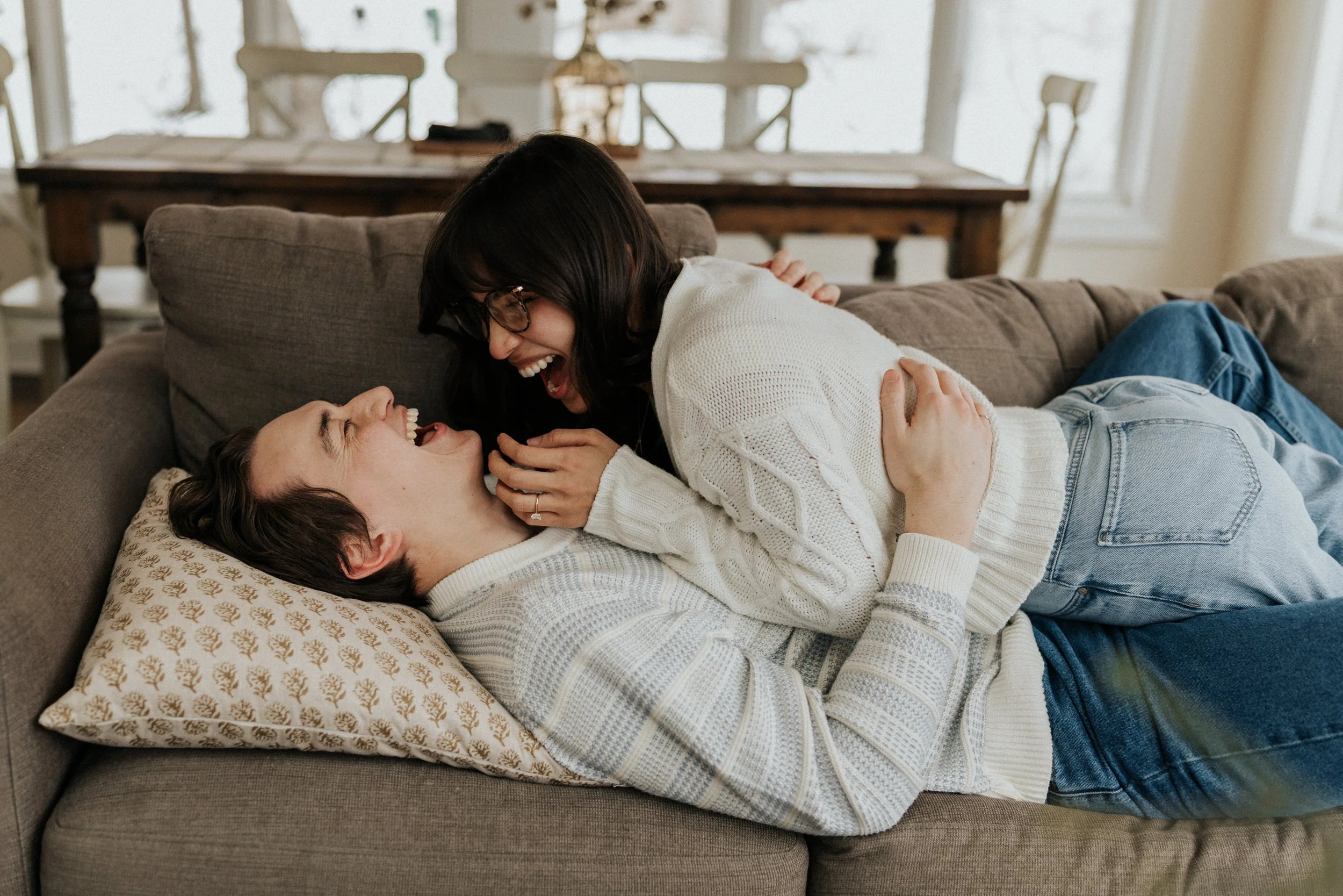 BEATRIZ + ZACH // Cozy at Home Session