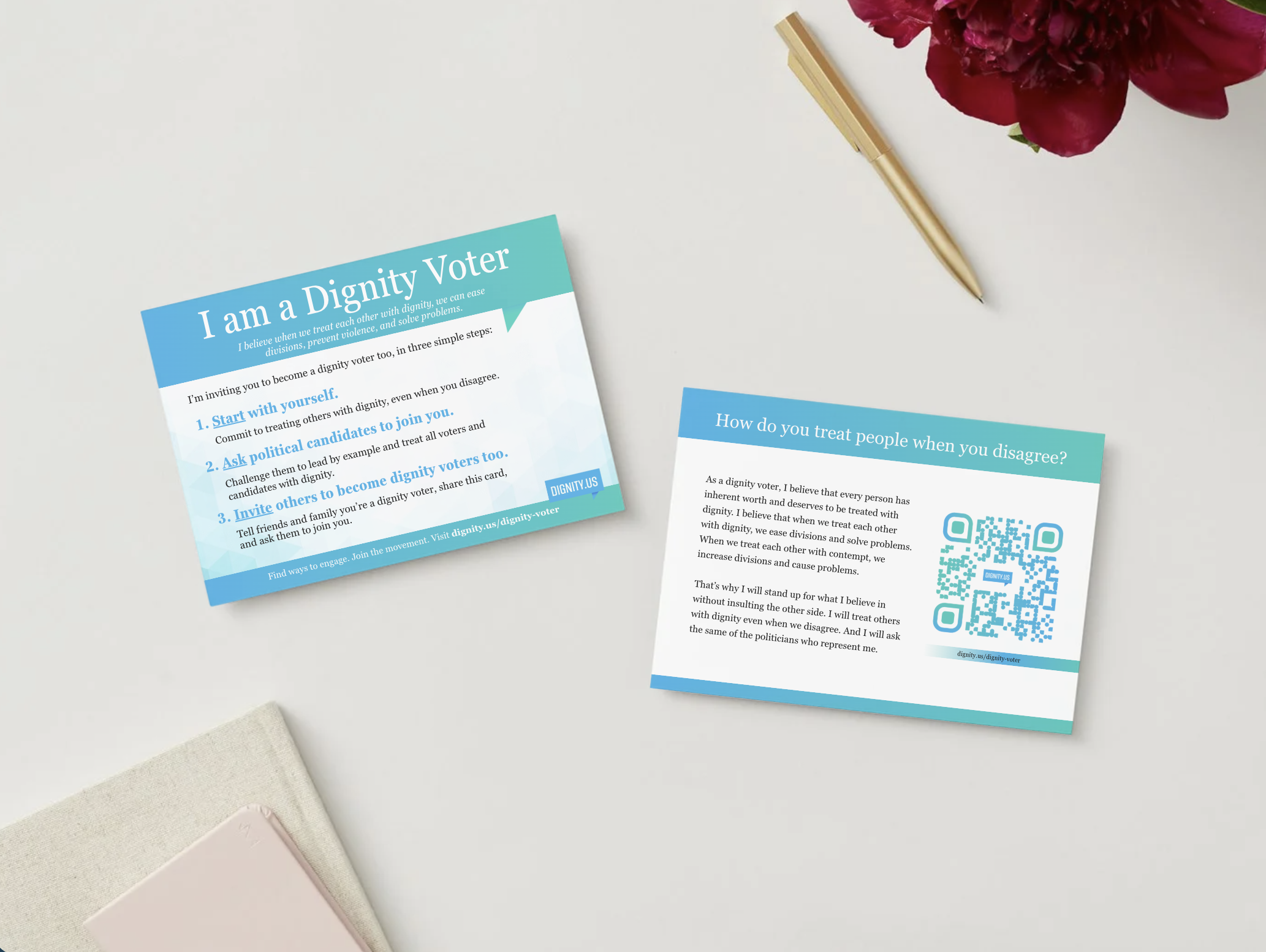 Dignity Voter Cards