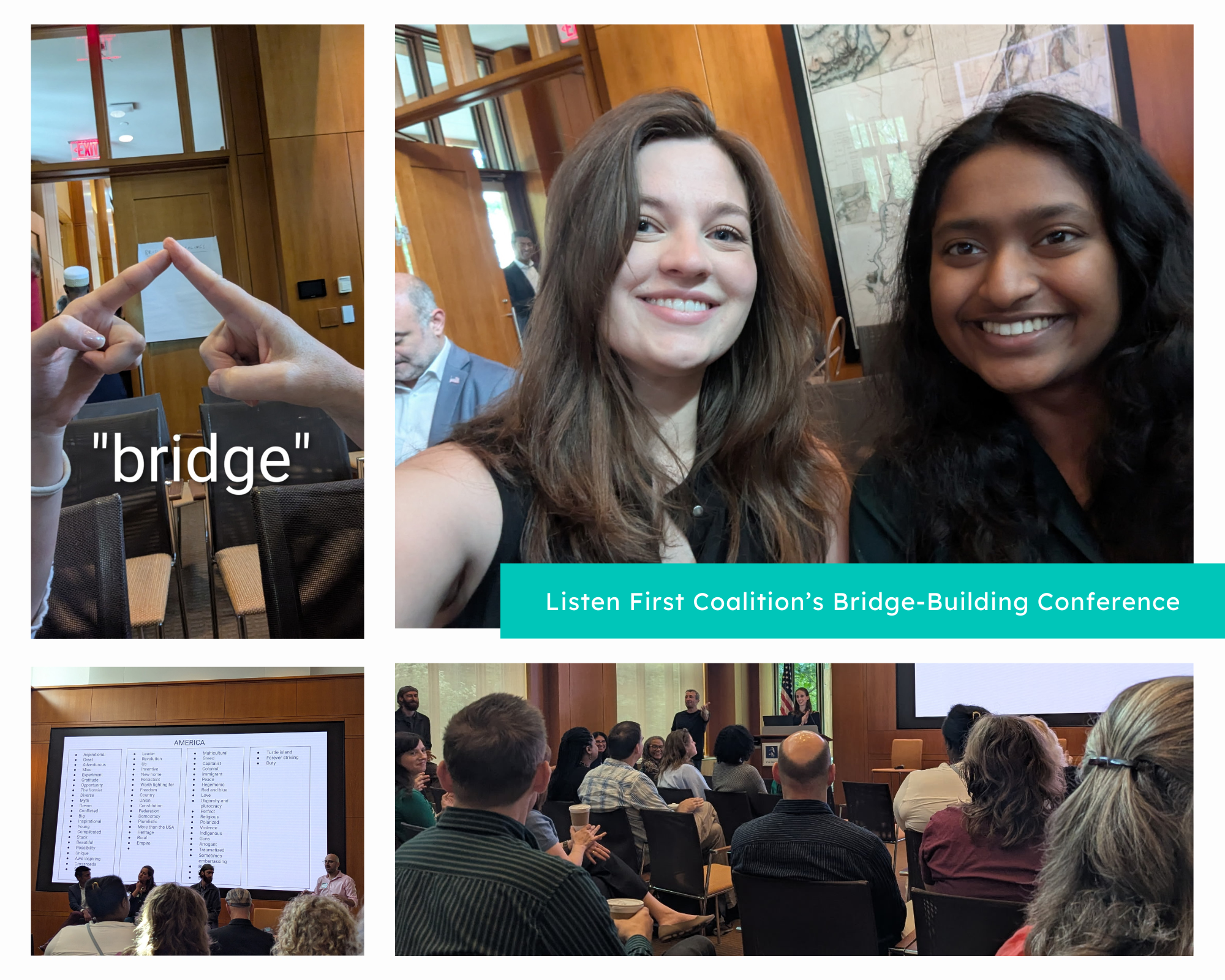 Listen First Coalition's Bridge-Building Conference