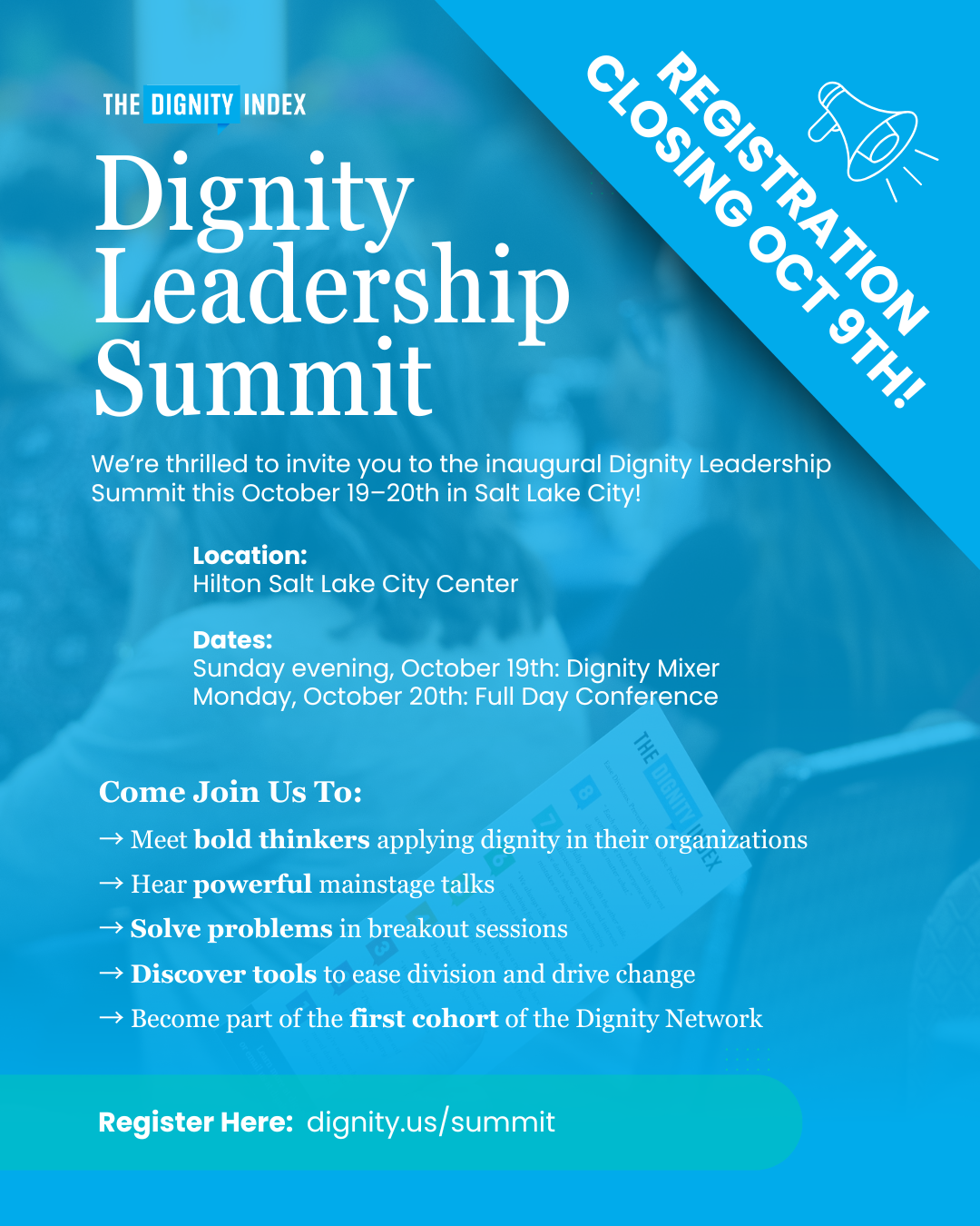 Dignity Summit Registration flyer