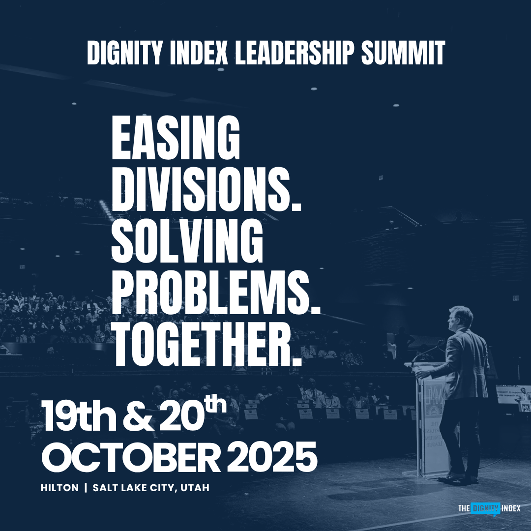 Dignity Index Leadership Summit flyer