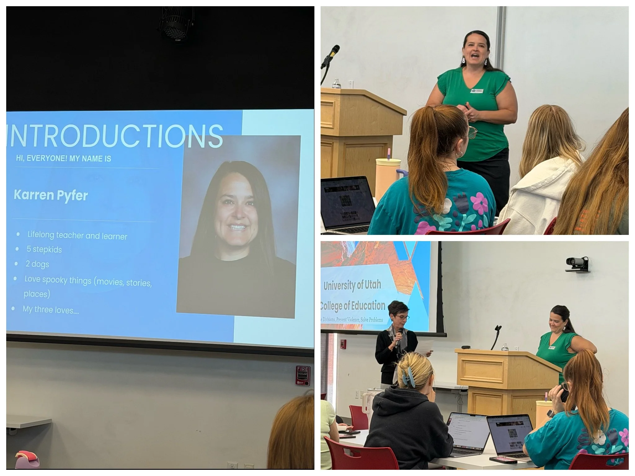 Karren leads trainings at UVU and U of U