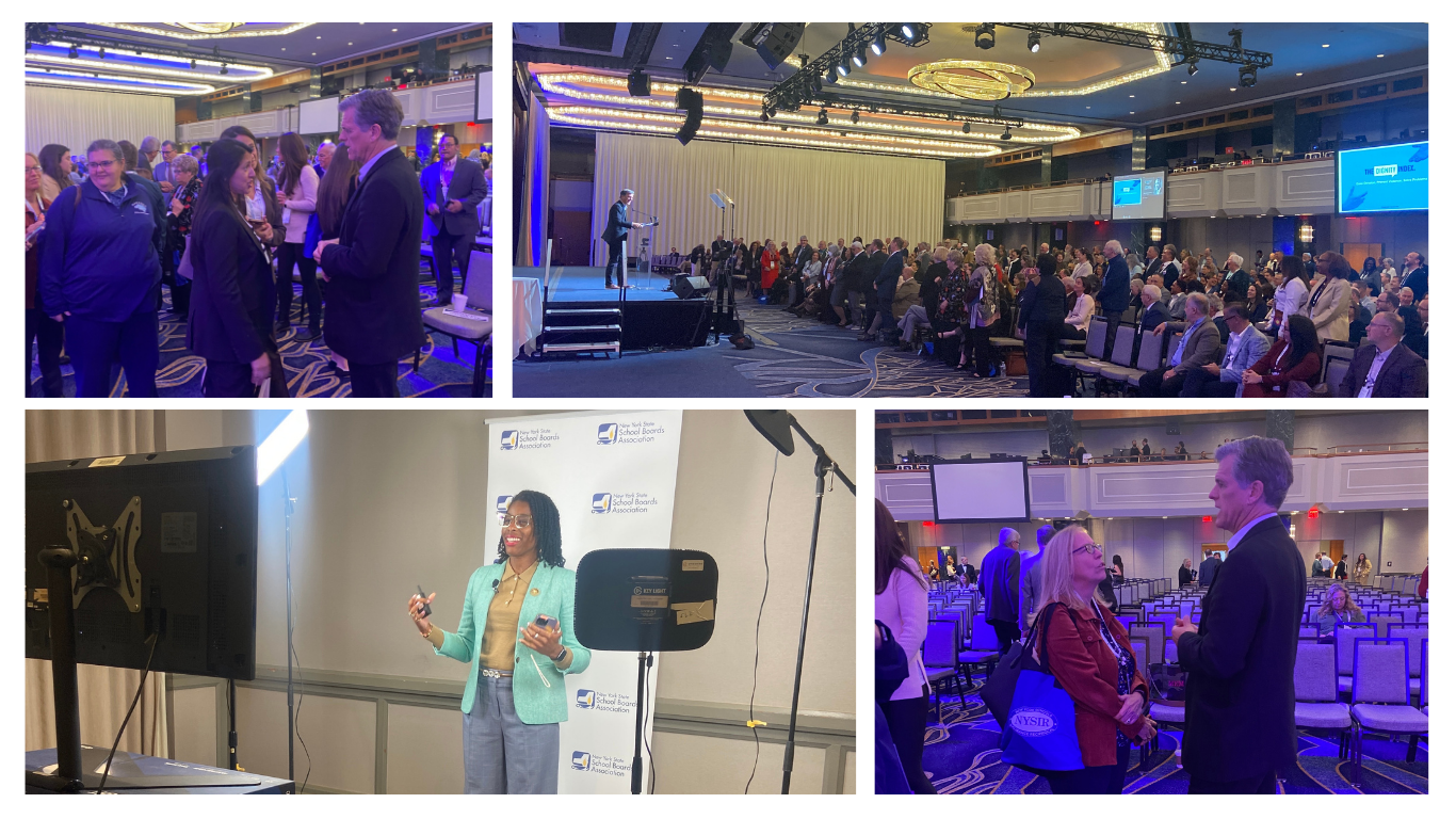 Tim and Meghan presenting in NYC