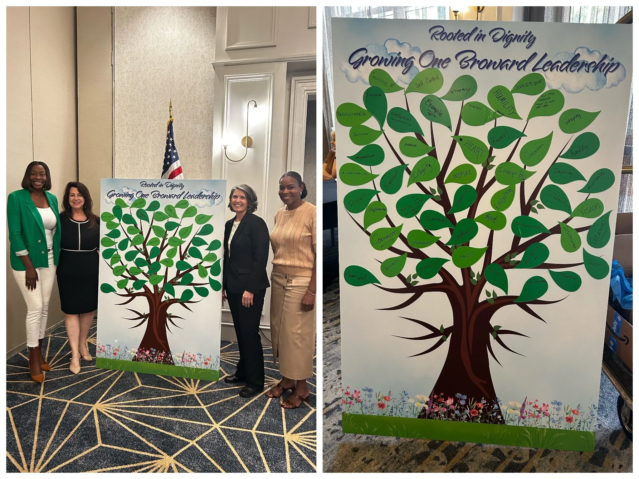 Tami at Rooted in Dignity event