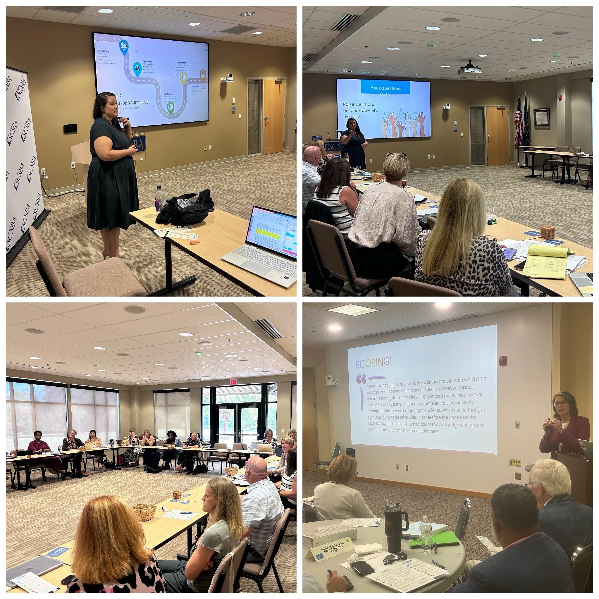 Karren and Tami presenting in South Carolina