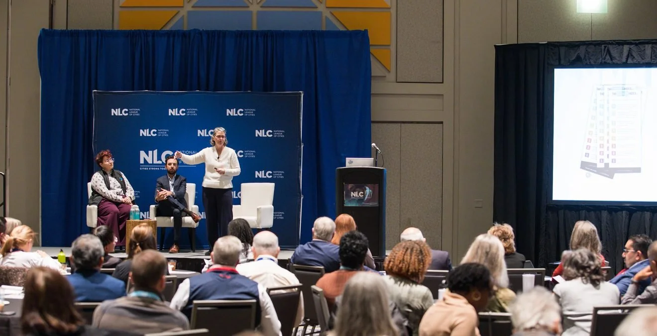 dignity team presenting at a conference