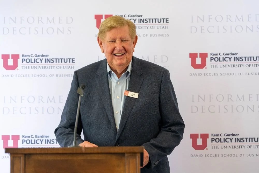 Kem Gardner at the Kem C. Gardner Policy Institute