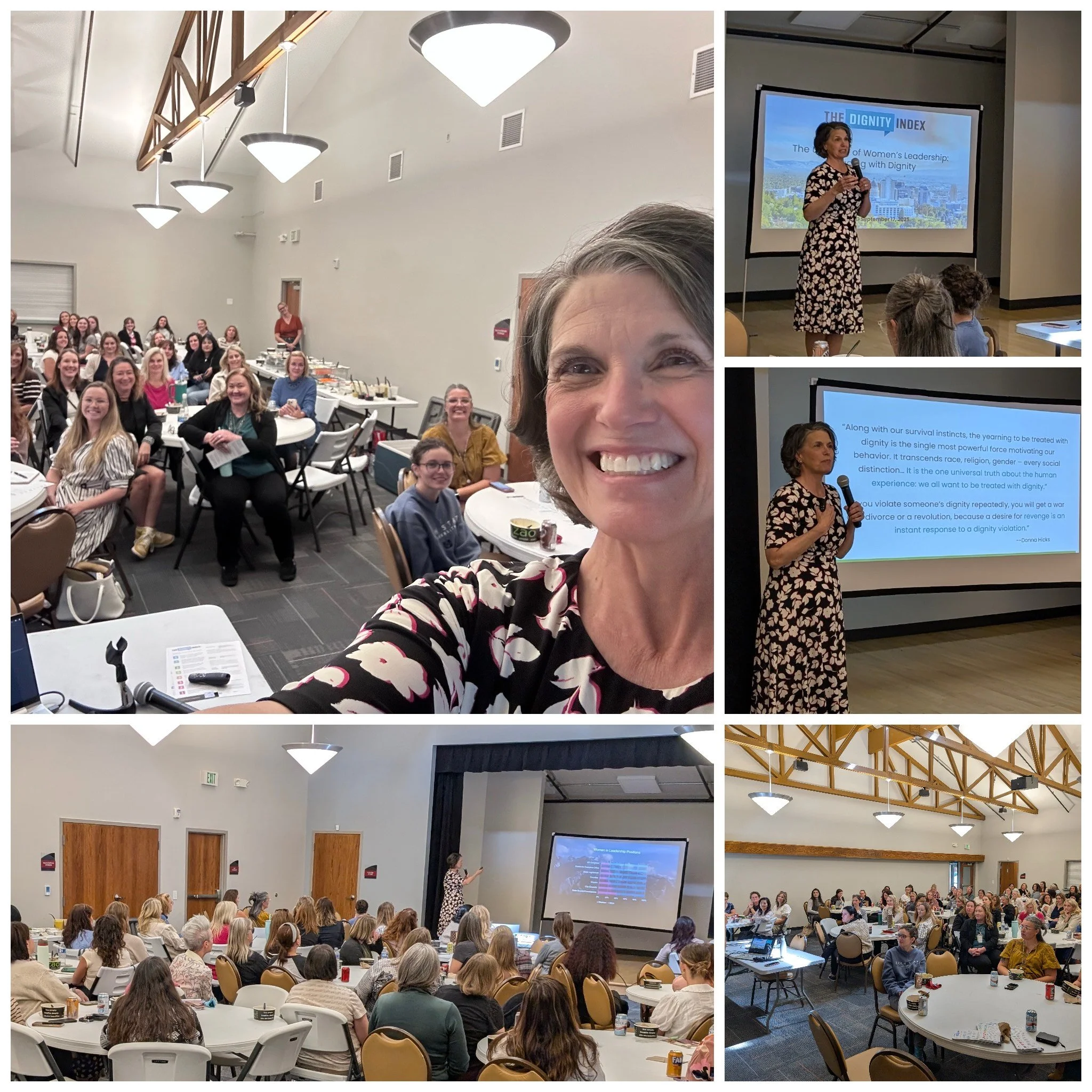 Tami presenting to women in local government