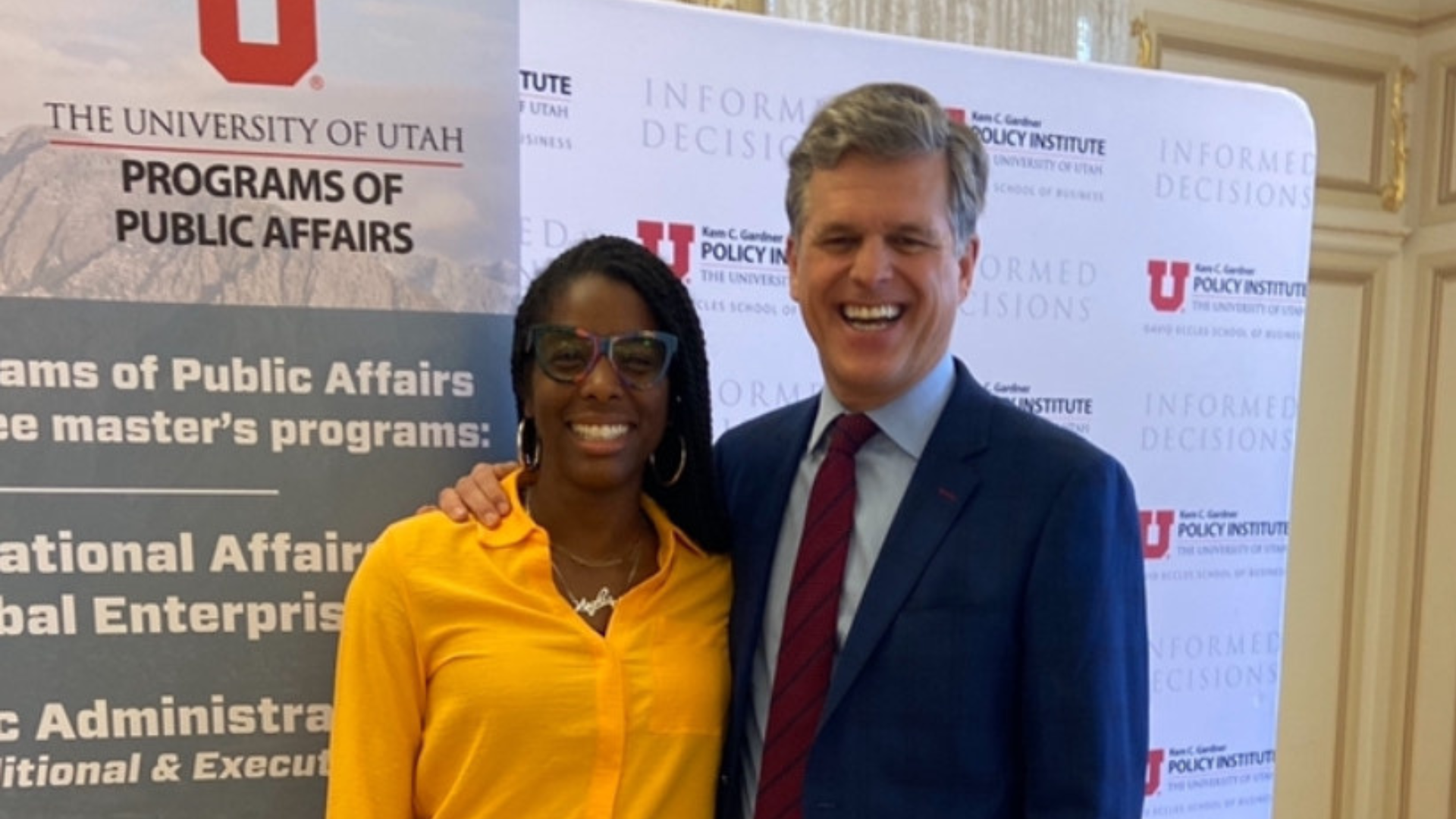 Meghan and Tim at the University of Utah