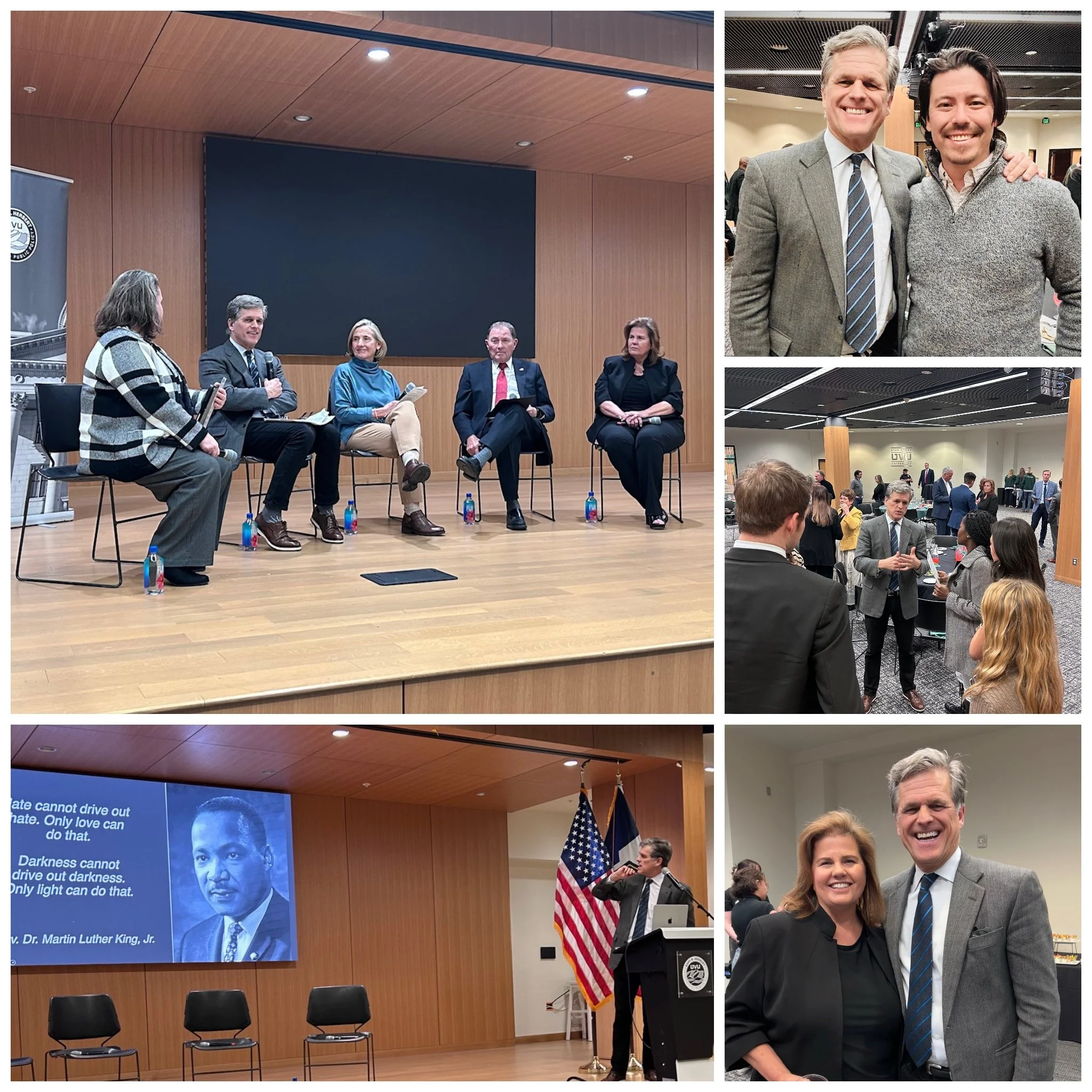 Tim Shriver presenting at Utah Valley University