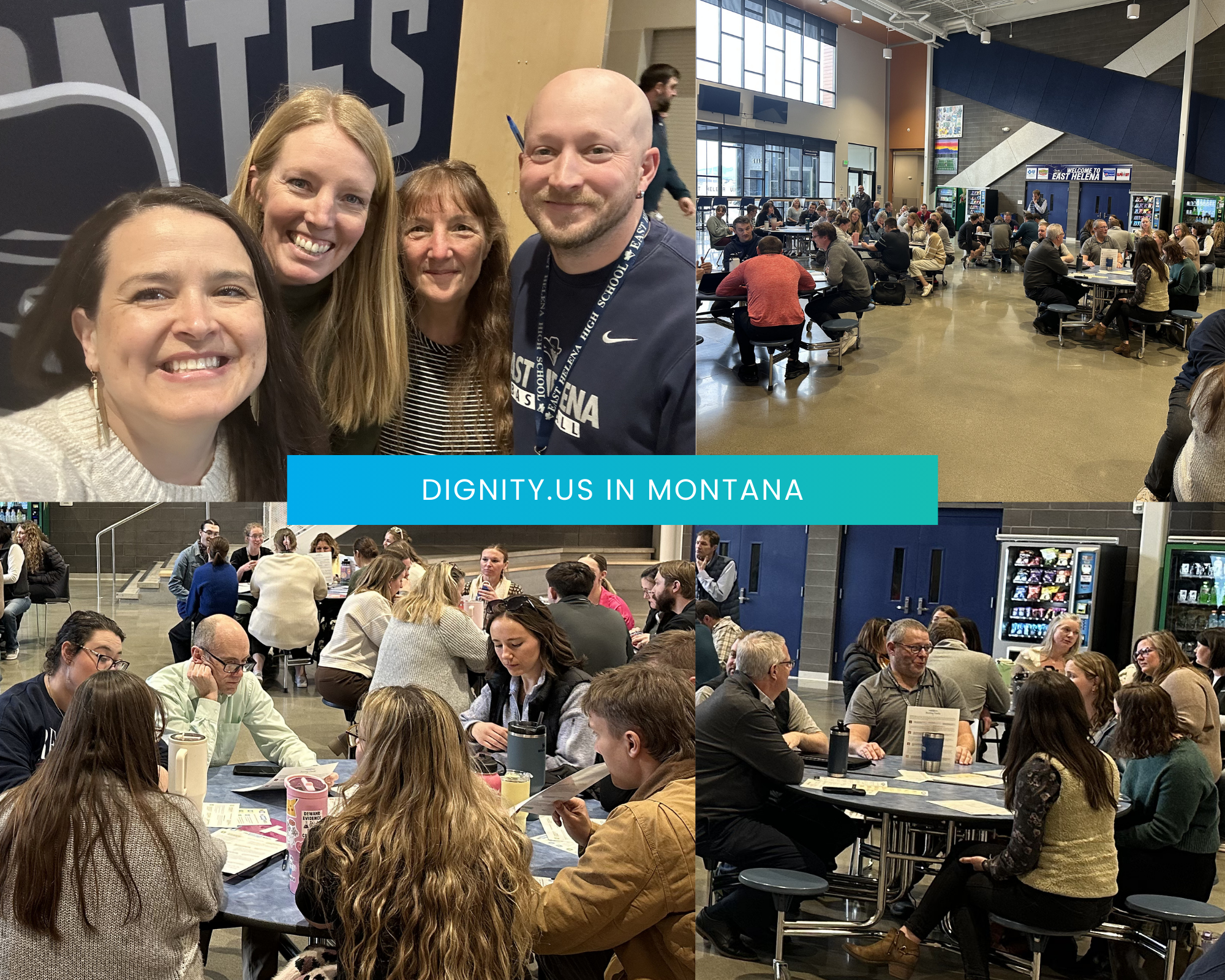 Participants in dignity workshops in Montana