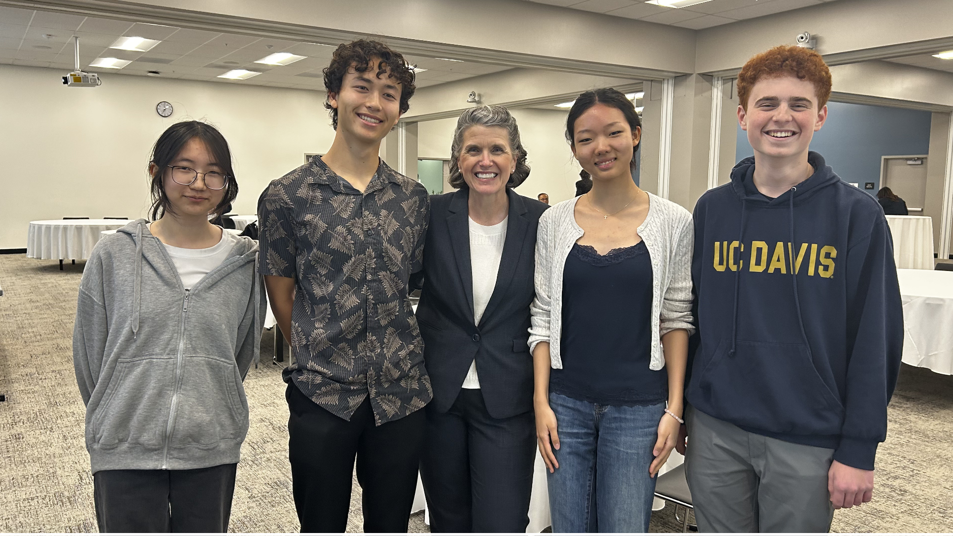 Tami with participants