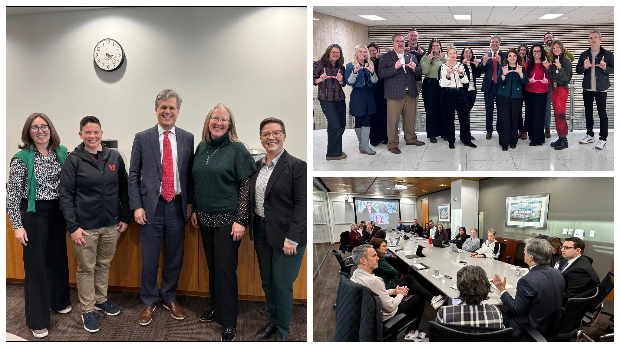 Tim Shriver meeting with groups in Utah