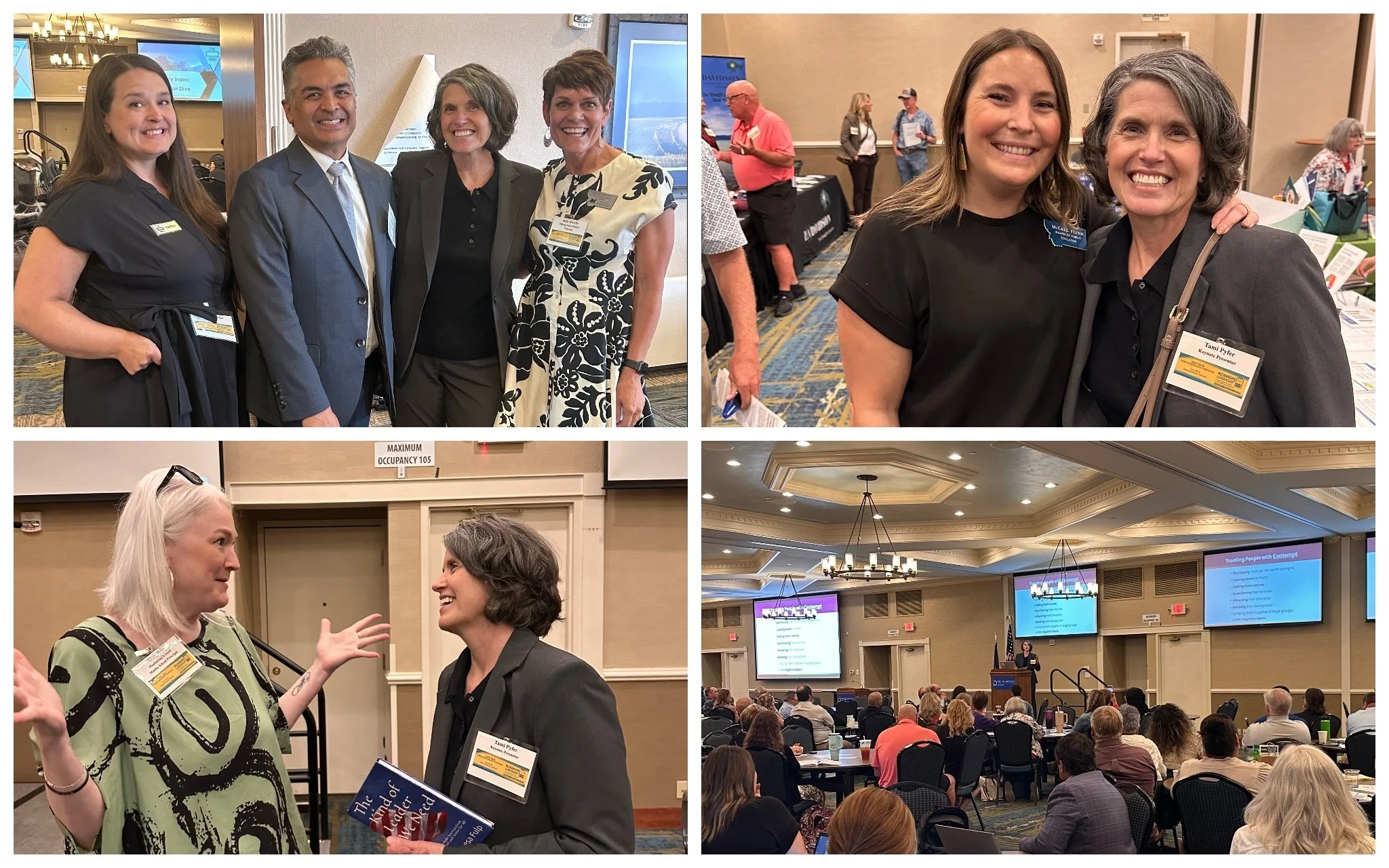 Tami and Karren leading workshops in Montana