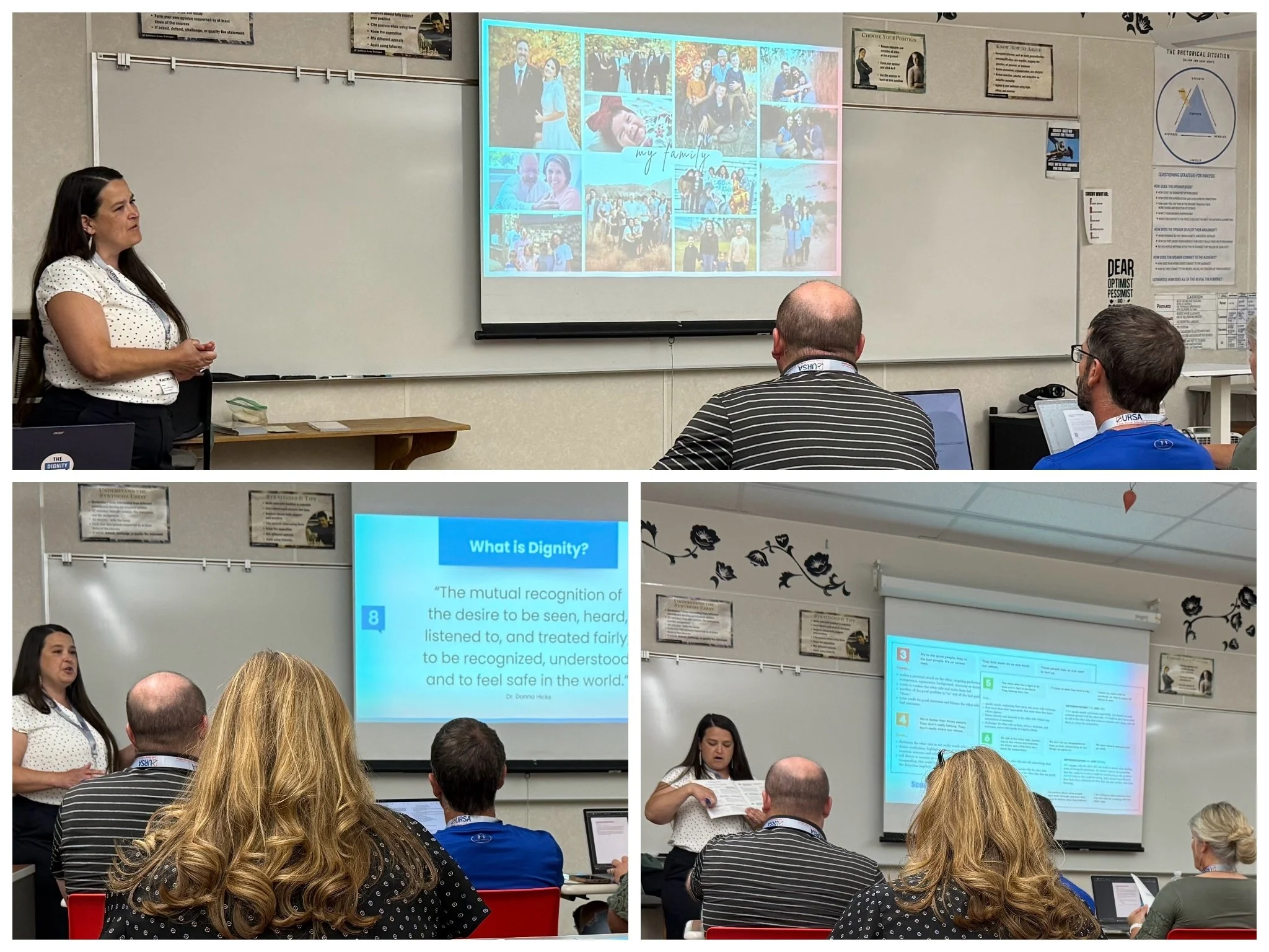 Karren presenting at the Utah Rural Schools Conference