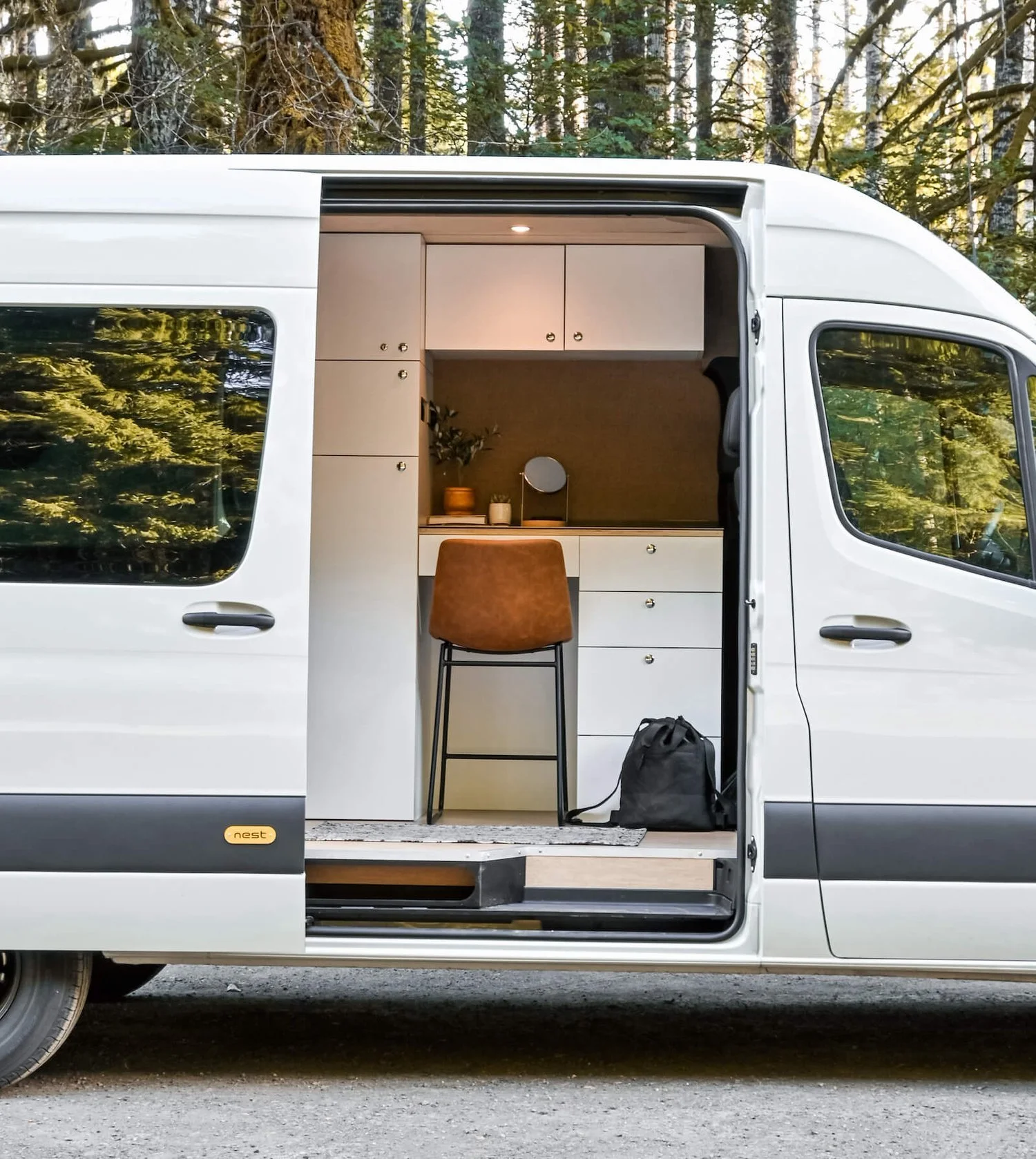 Ford Transit Sprinter Van Mobile Office Conversion Desk Ford