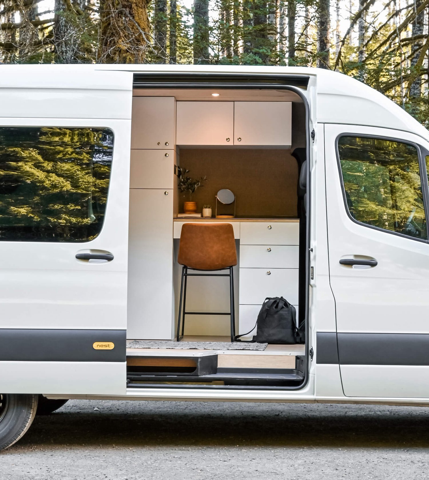 Ford Transit Sprinter Van Mobile Office Conversion Desk Ford