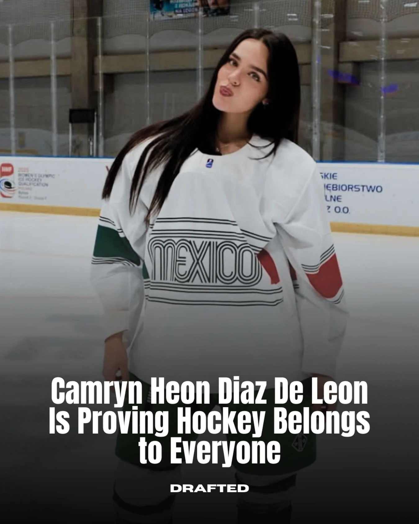 Camryn Heon Diaz De Leon first stepped onto the ice at 4 years old and hated every second of it. Too cold, too hard, too lonely. But when she tried again a year later, she noticed other girls on the ice, and suddenly, hockey felt possible.

From that