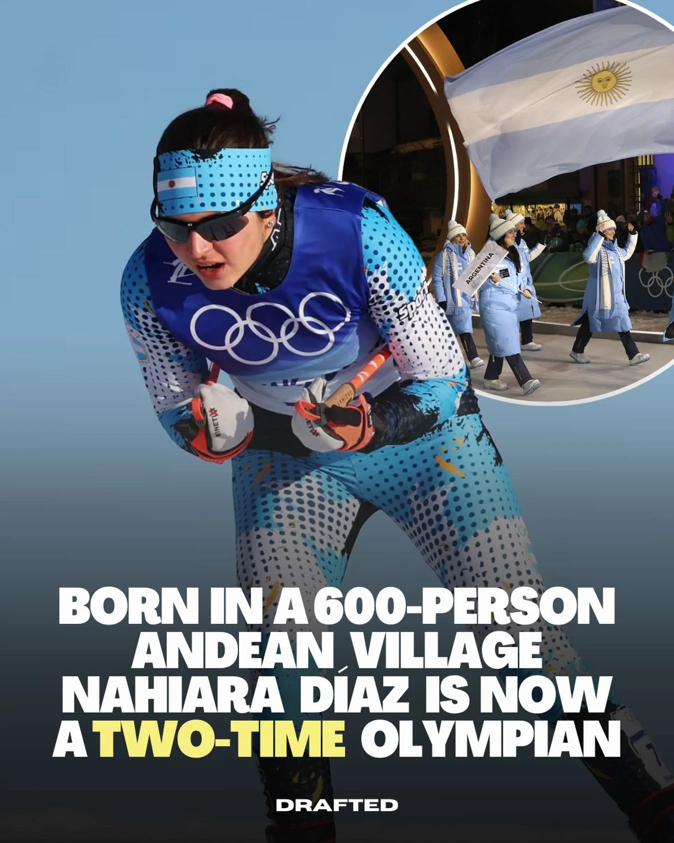 Nahiara D&iacute;az grew up in Caviahue, a town of roughly 600 people in the Andes, where skiing was part of daily life long before it was a career.

She began on the snow as a child, competing locally before committing seriously to the sport as a te