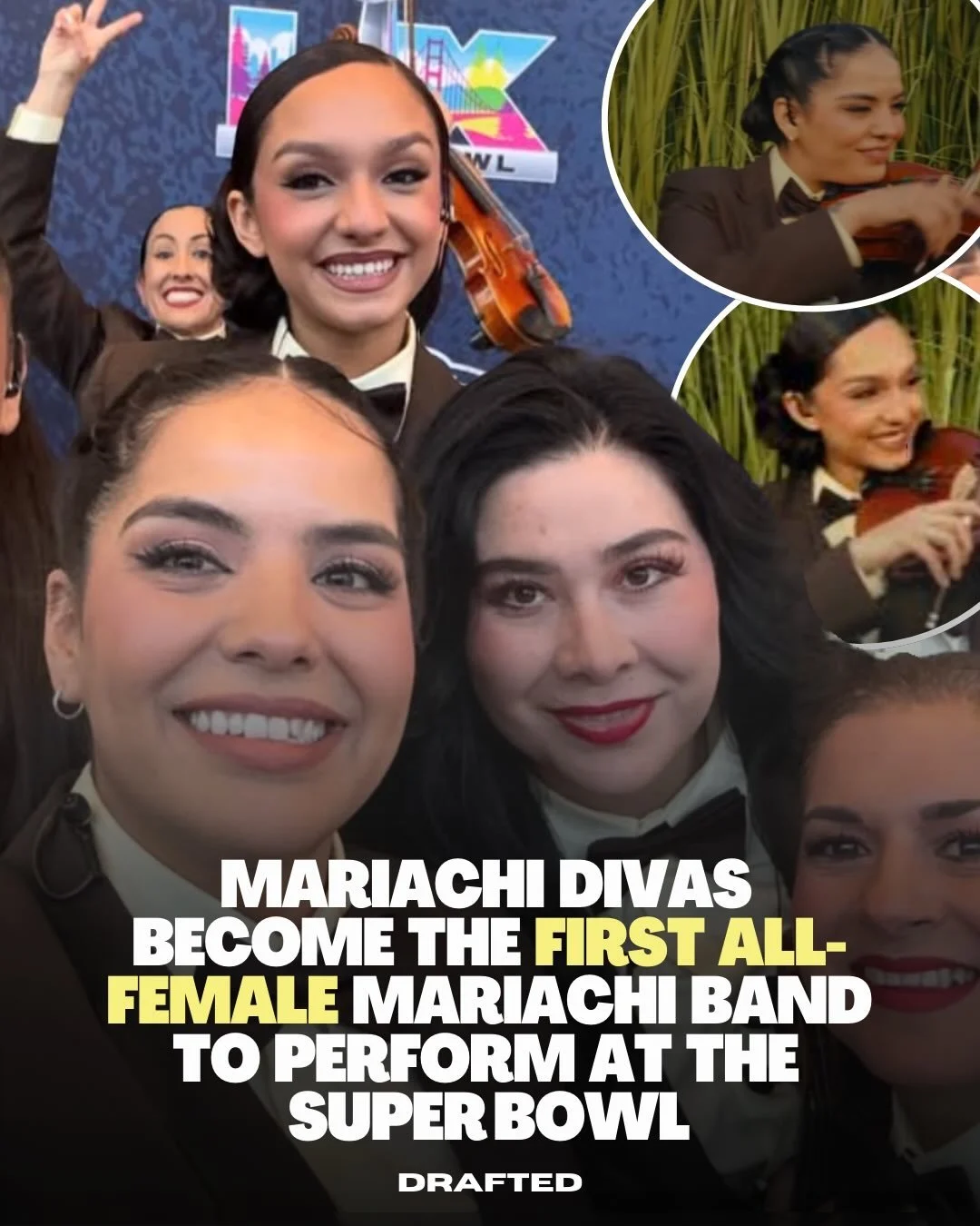 History was written at Levi&rsquo;s Stadium. 

@mariachidivas became the first all-female mariachi band to perform at the Super Bowl, commanding the stage during Bad Bunny&rsquo;s halftime show at Super Bowl LX. Founded by Cindy Shea, the Grammy Awar