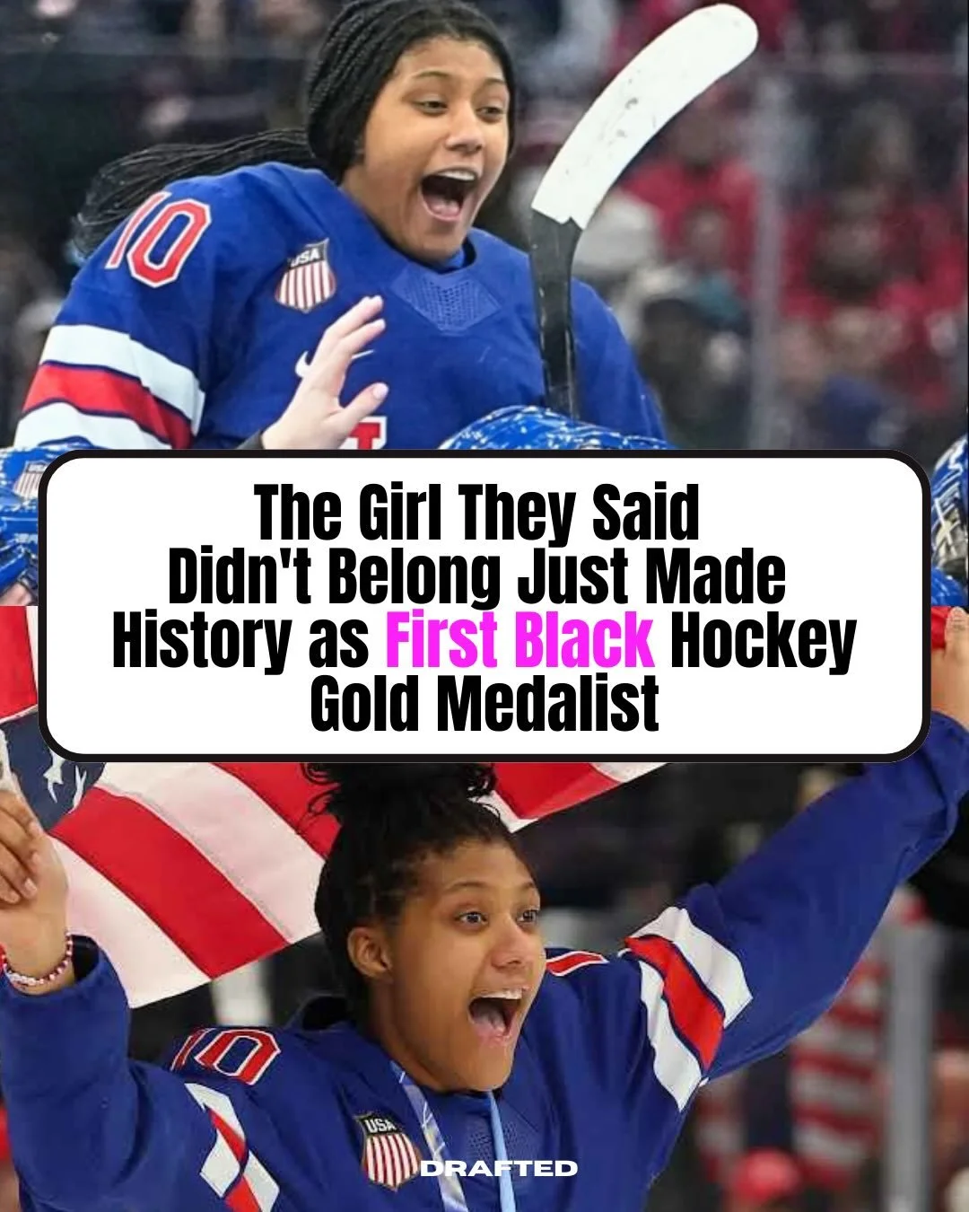 The girl from Cleveland Heights who started skating at 5 just became the first Black woman to win Olympic gold for U.S. hockey.