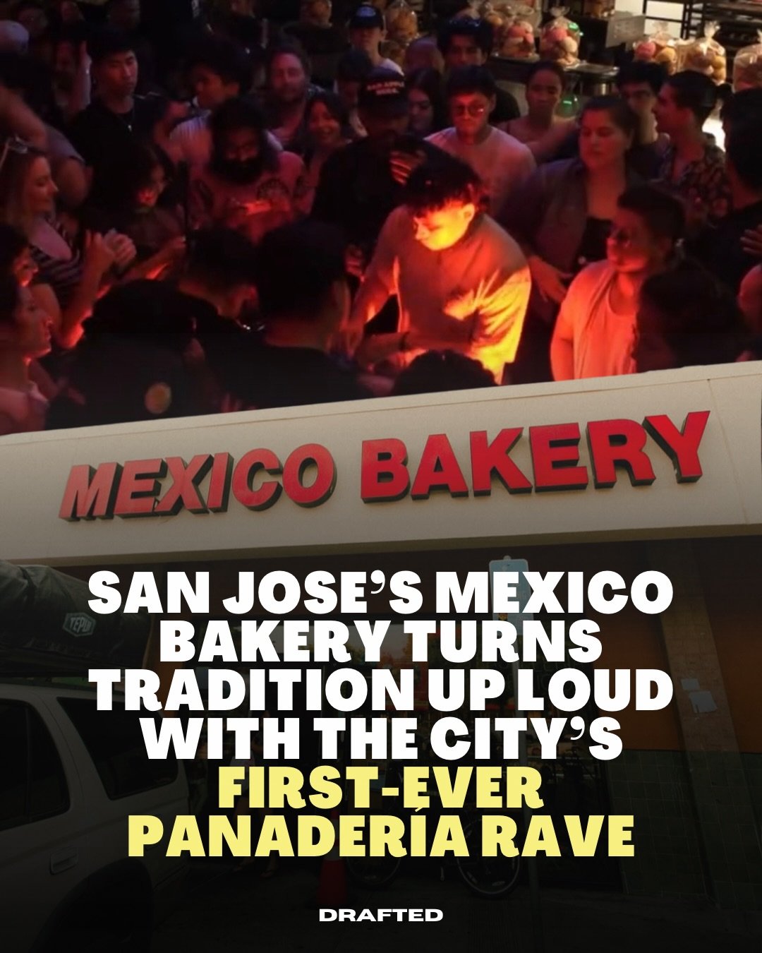 Pan dulce meets bass drops. 🥐🔊

Yes, a local panader&iacute;a really hosted the first-ever rave inside a bakery. Back in 2024, @mexico.bakery in San Jose turned its space into a full-on dance floor with local DJs and collectives for a night the cit