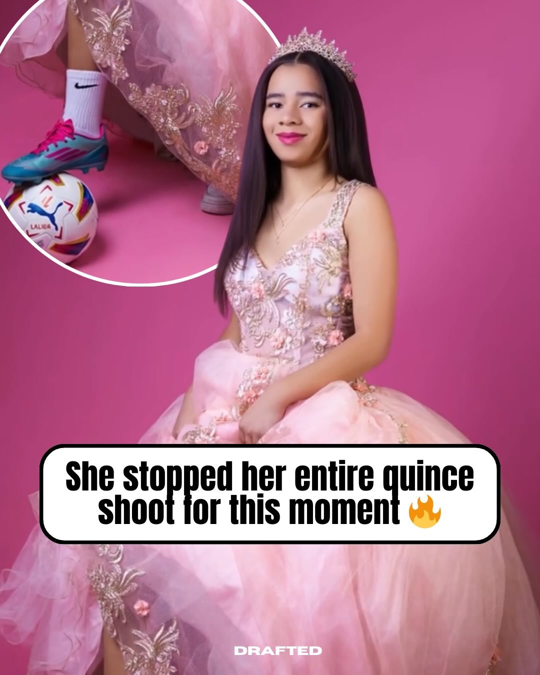 No because why is she eating at her own quince shoot. 

Credit: @andujarphoto