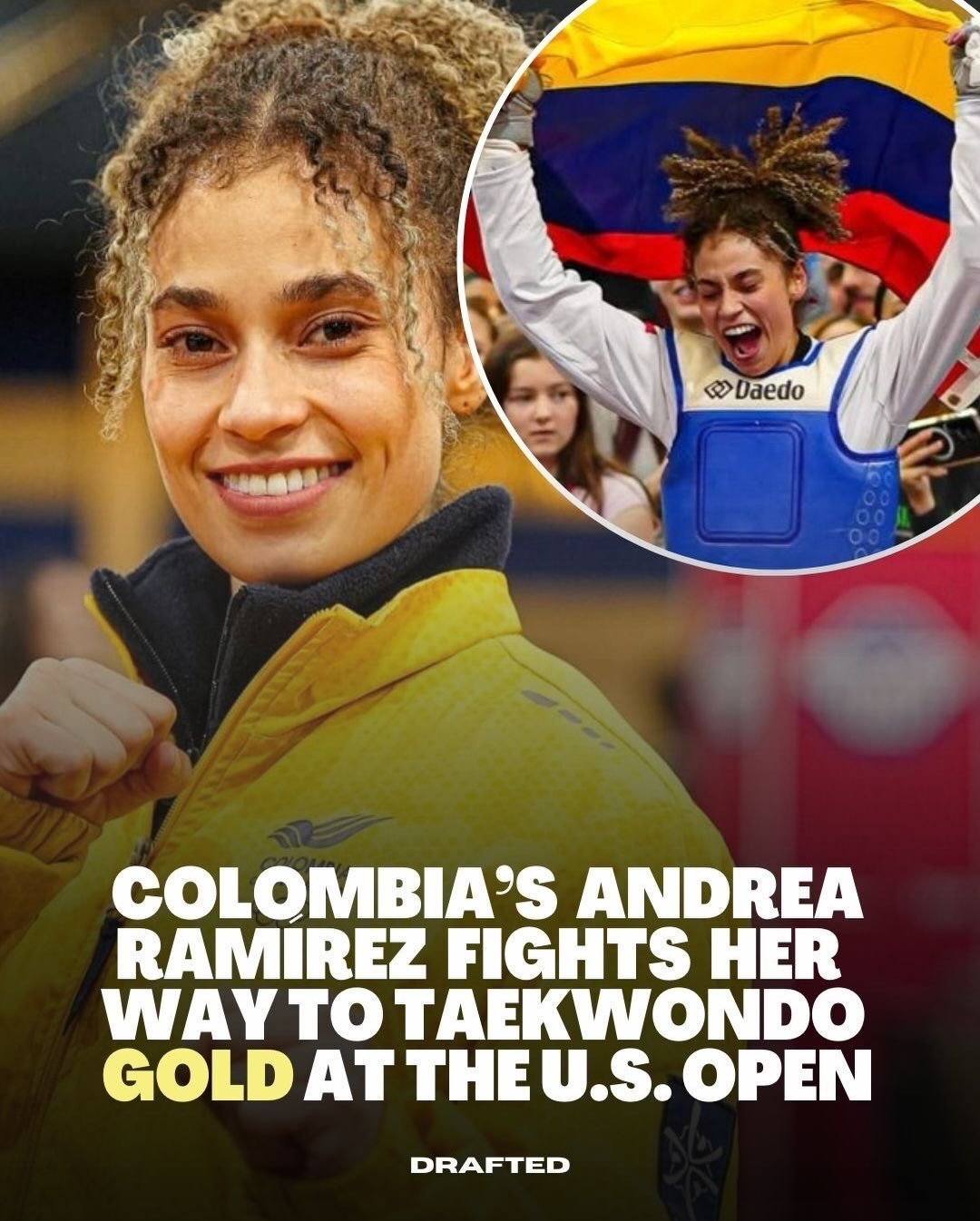 Colombia keeps making noise in combat sports. 🇨🇴

Taekwondo star Andrea Ram&iacute;rez just captured gold at the 2026 U.S. Open Taekwondo Championships in the women&rsquo;s -49kg division, one of the sport&rsquo;s most competitive international tou