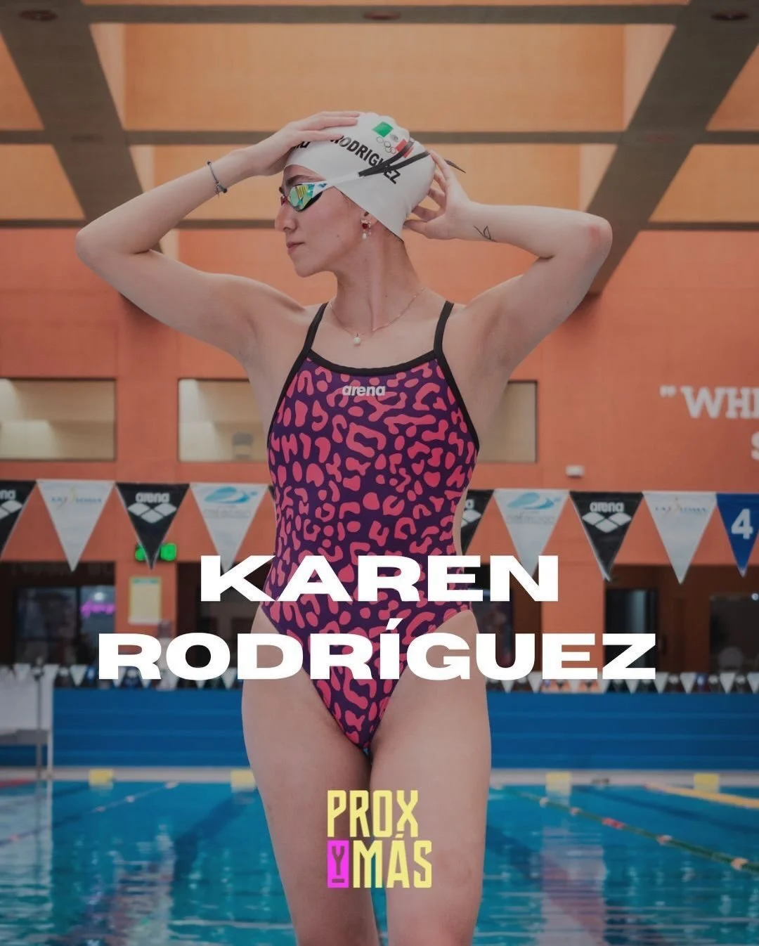 ✨ProxYM&aacute;s✨
Highlighting the Latinas shaping sports in real time!

Meet Karen Rodr&iacute;guez, a proud Mexican swimmer representing both her country and her dreams on the international stage. 🇲🇽

From competing with the Mexican National Team