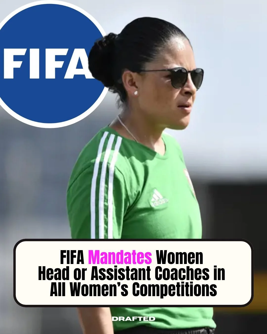 For years, women&rsquo;s football has grown on the backs of players.
 Now, FIFA is finally turning to the sidelines.
Starting now, every women&rsquo;s team in FIFA competitions must have at least one woman in a lead coaching role, head coach or assis