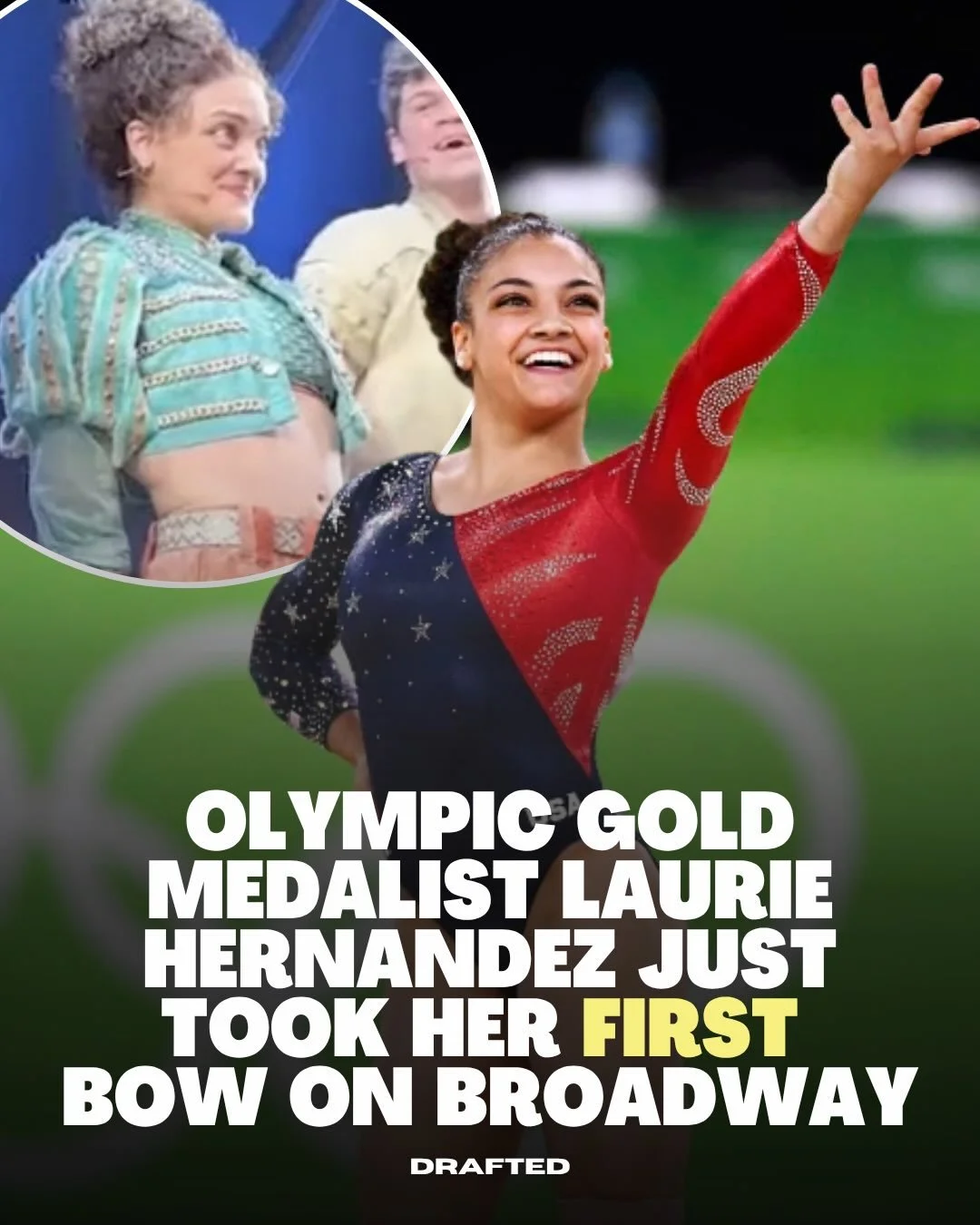 From Olympic arenas to Broadway stages, Laurie Hernandez steps into her next act, this time as part of &amp; Juliet. 🇵🇷 🎭