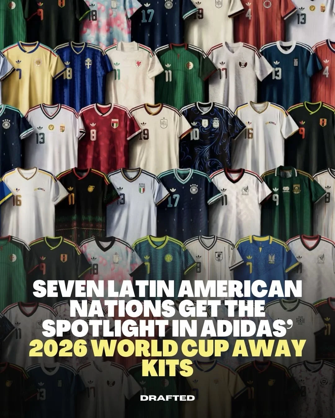 The World Cup is getting close&hellip; and you can feel it already.

Adidas dropped the 2026 away kits, and this time it&rsquo;s not just about new looks, it&rsquo;s about the details. patterns, textures, small references that actually connect back t