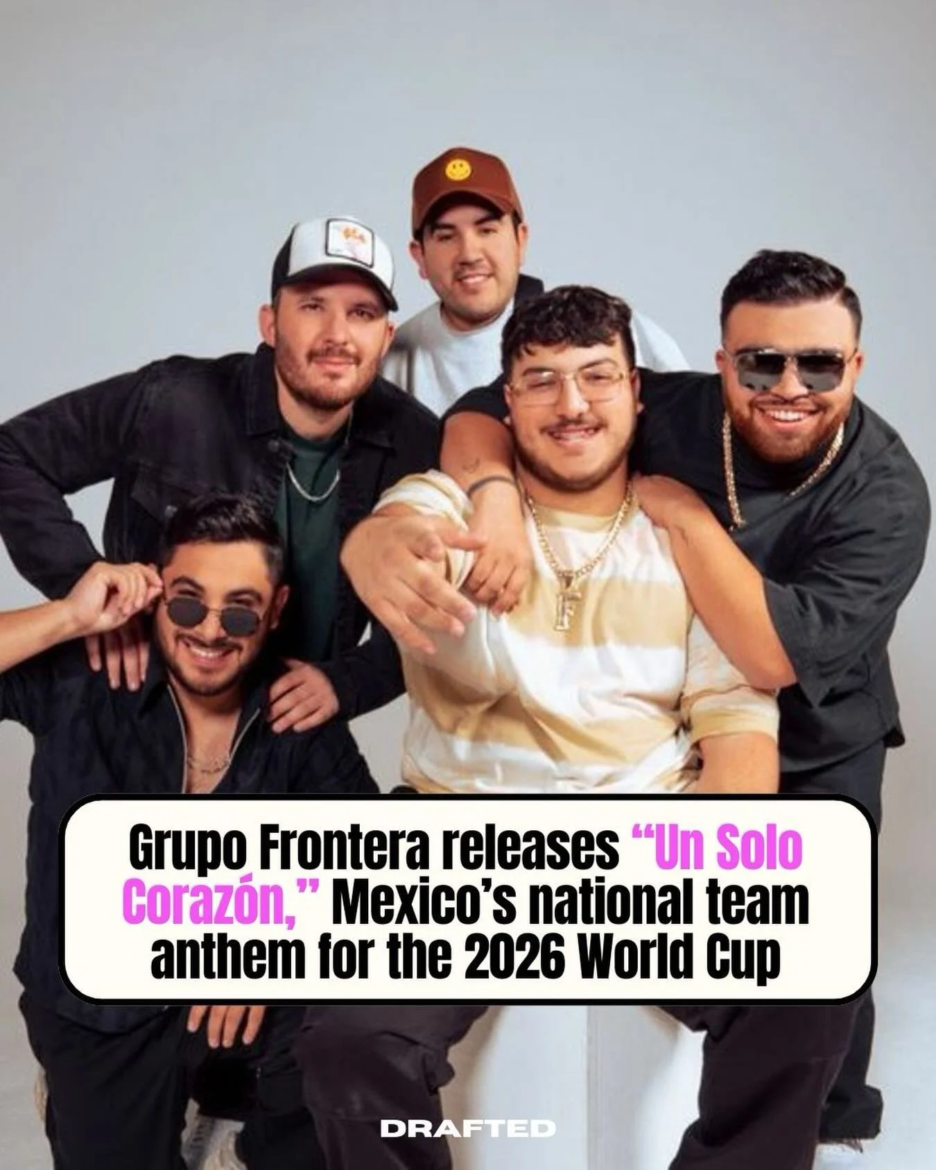 Mexico just found its soundtrack for 2026 🇲🇽

Grupo Frontera drops &ldquo;Un Solo Coraz&oacute;n&rdquo; as the official anthem for the national team heading into the World Cup.

What do you think?💃