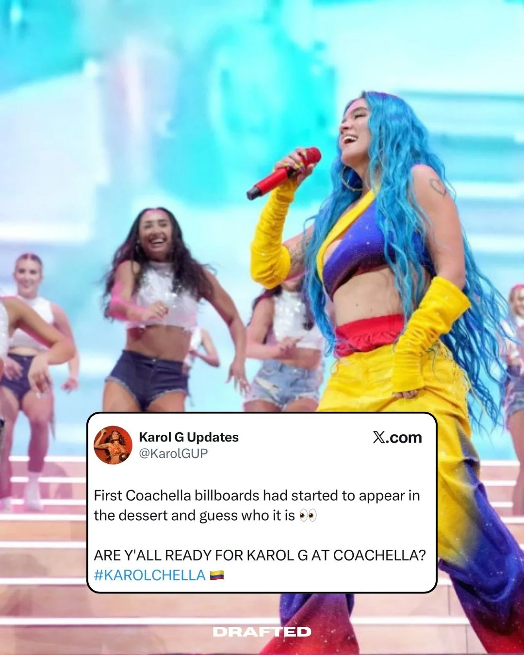 Less than 2 weeks! 🗓️

How excited are you to see @karolg at @coachella?