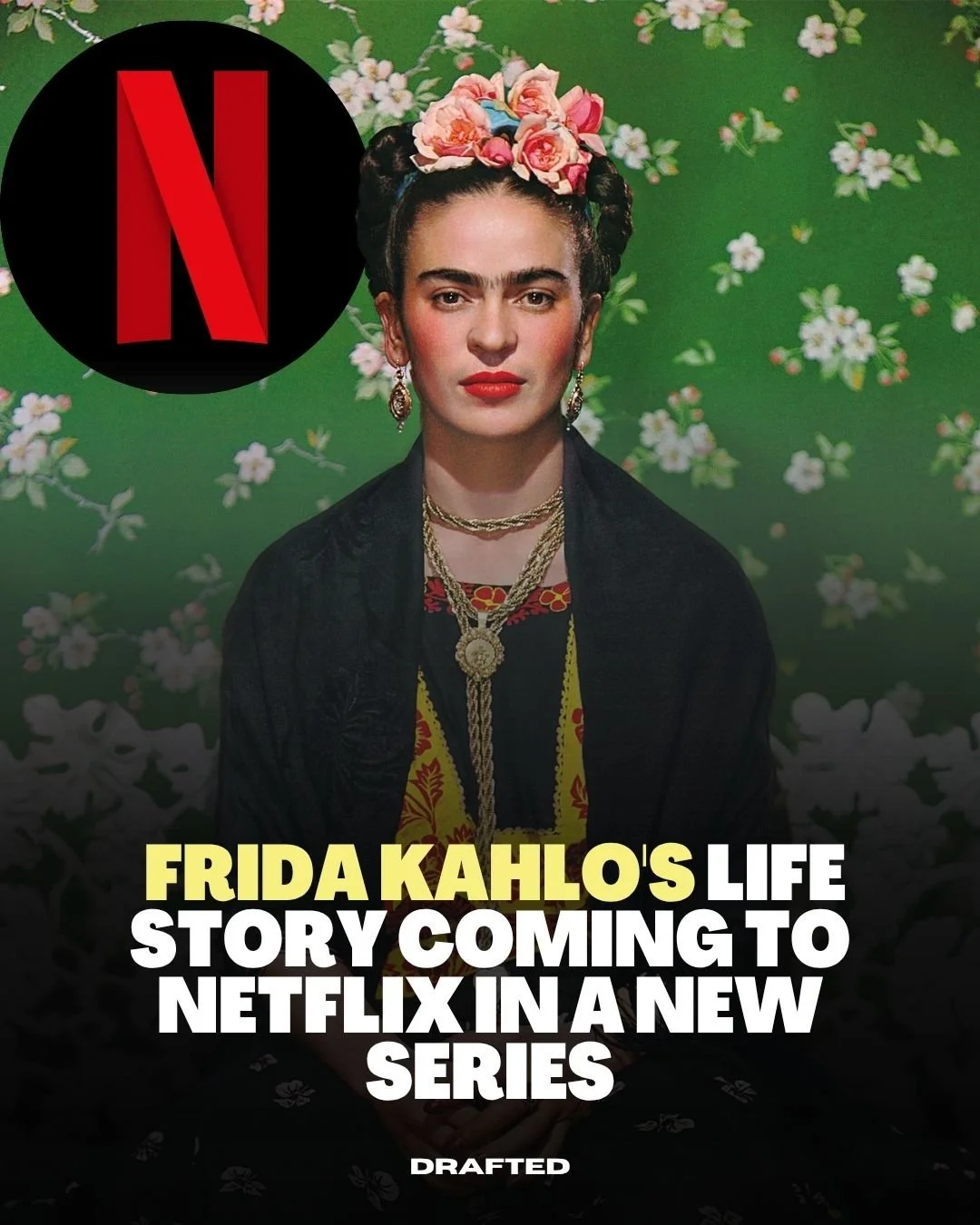 Frida Kahlo is coming to Netflix, and this time, her story is being told by Mexicans. 🇲🇽

Netflix is developing a series diving into the passionate and turbulent lives of Frida Kahlo and Diego Rivera, exploring how their love, betrayals, and work w