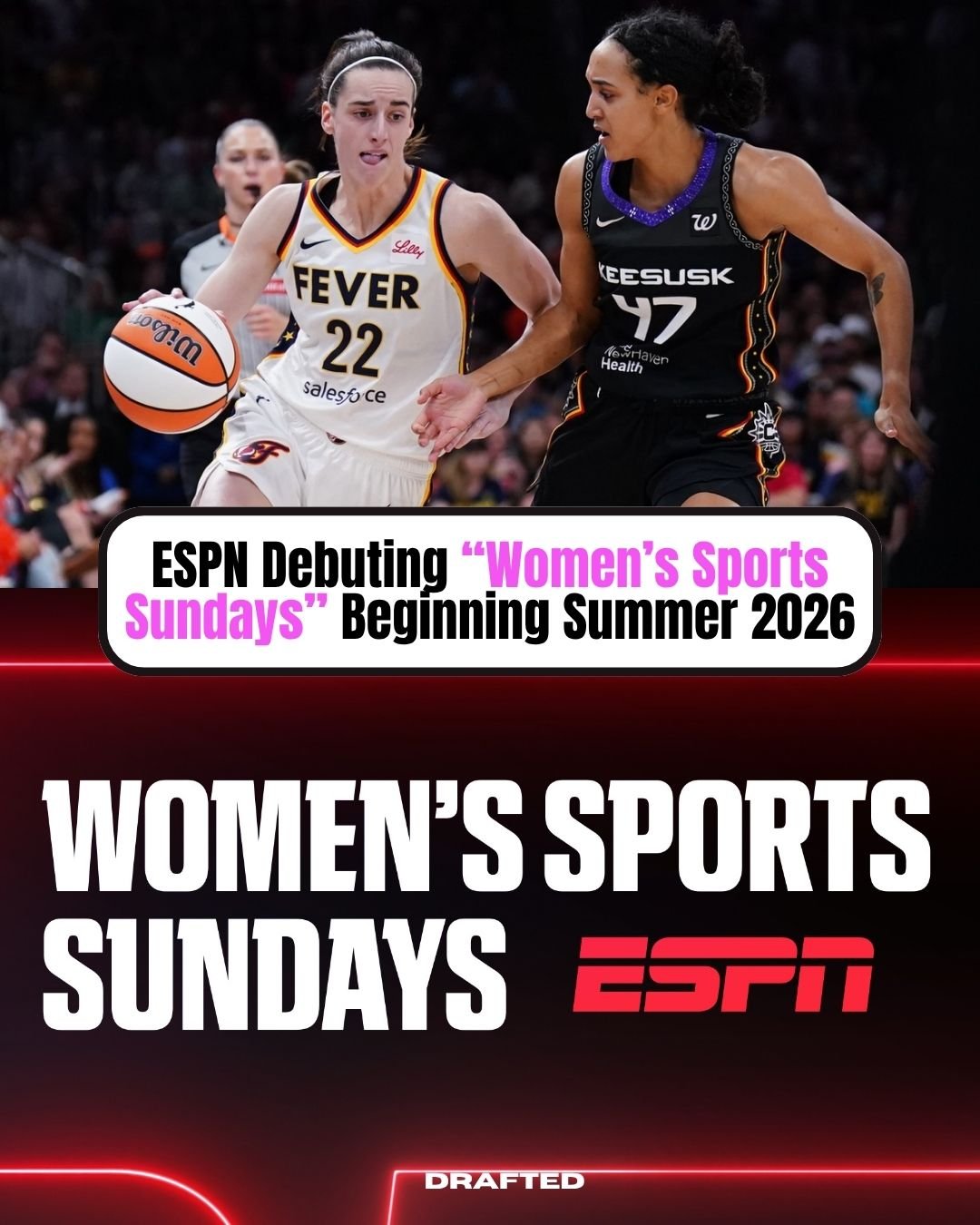 ESPN is making a major shift.

The network will debut &ldquo;Women&rsquo;s Sports Sundays&rdquo; in Summer 2026, a new weekly primetime slot dedicated entirely to women&rsquo;s sports.

The nine-week program will feature top matchups from leagues lik